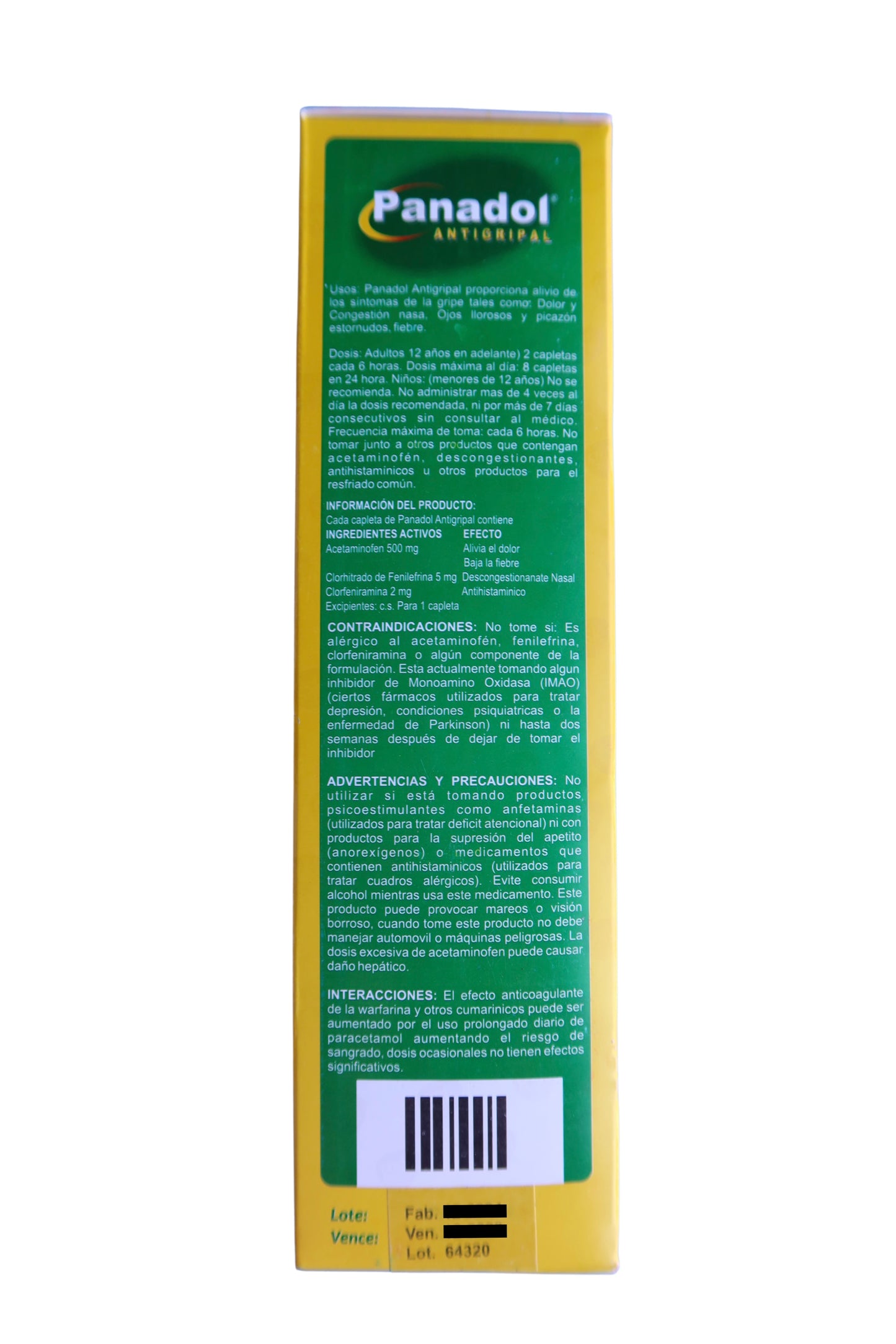 Panadol Antigripal - 100 Caps