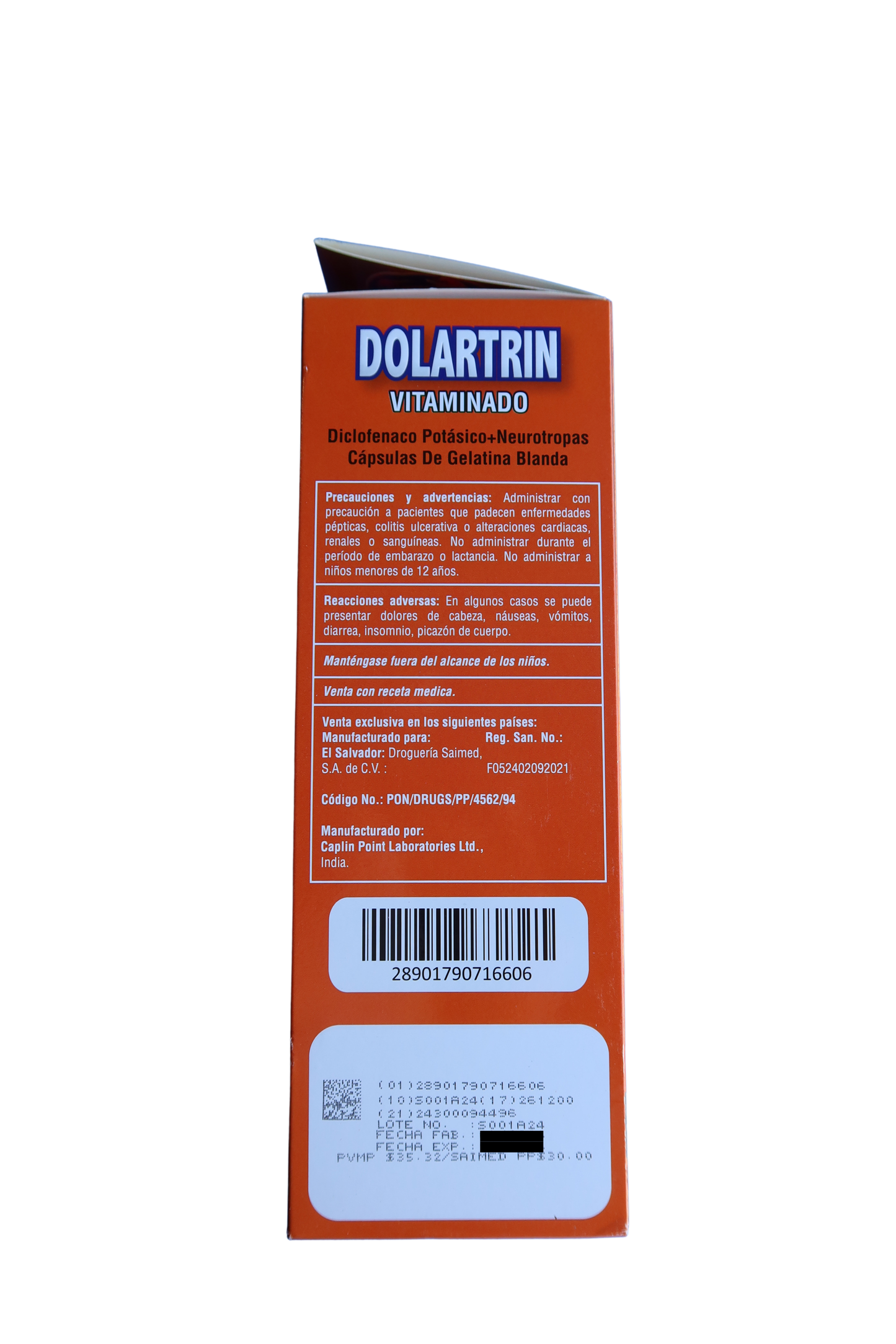 Dolartrin Vitaminado B. - 100 Tabs