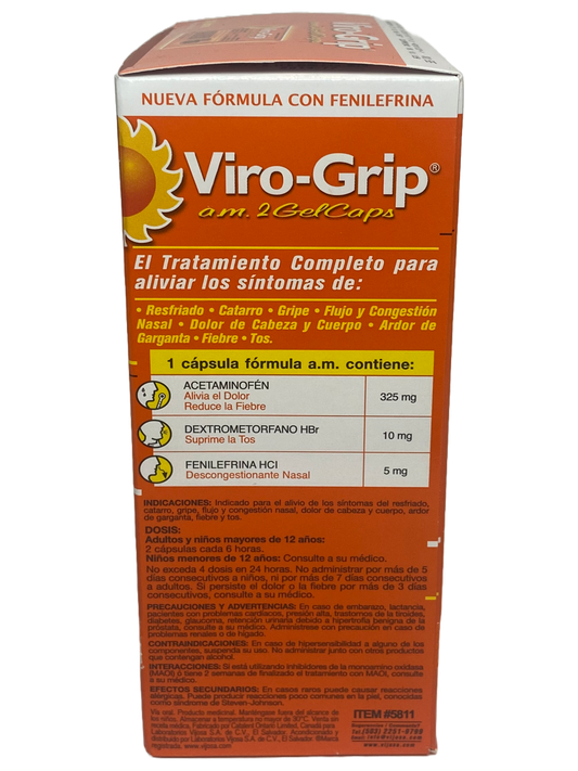 Viro Grip AM - 48 Gelcaps