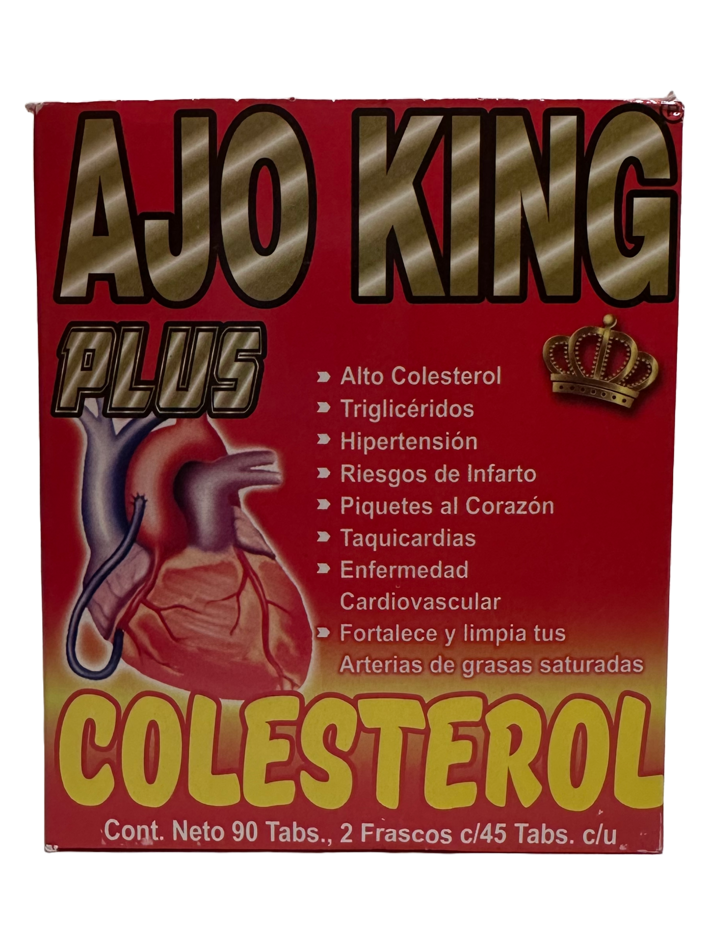 Ajo King Colesterol - 90 Tabs