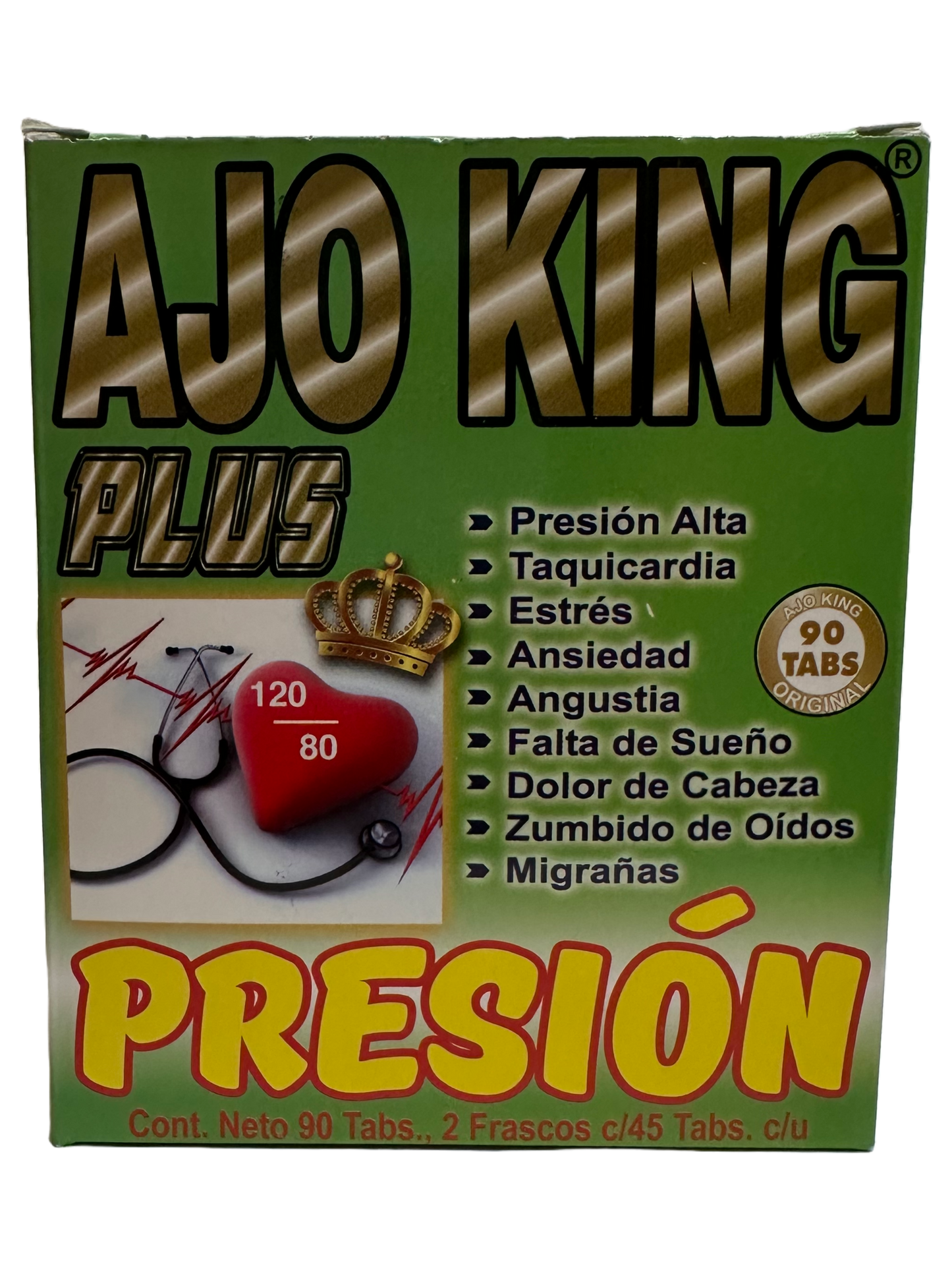 Ajo King Presion - 90 Tabs