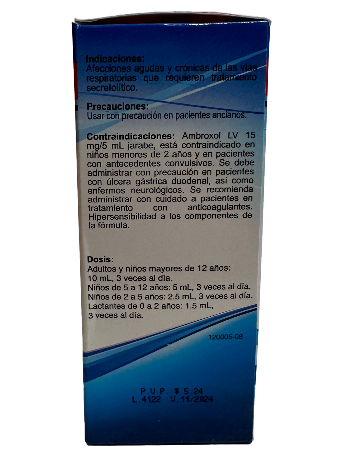 Ambroxol LV Jarabe/Syrup - 120mL