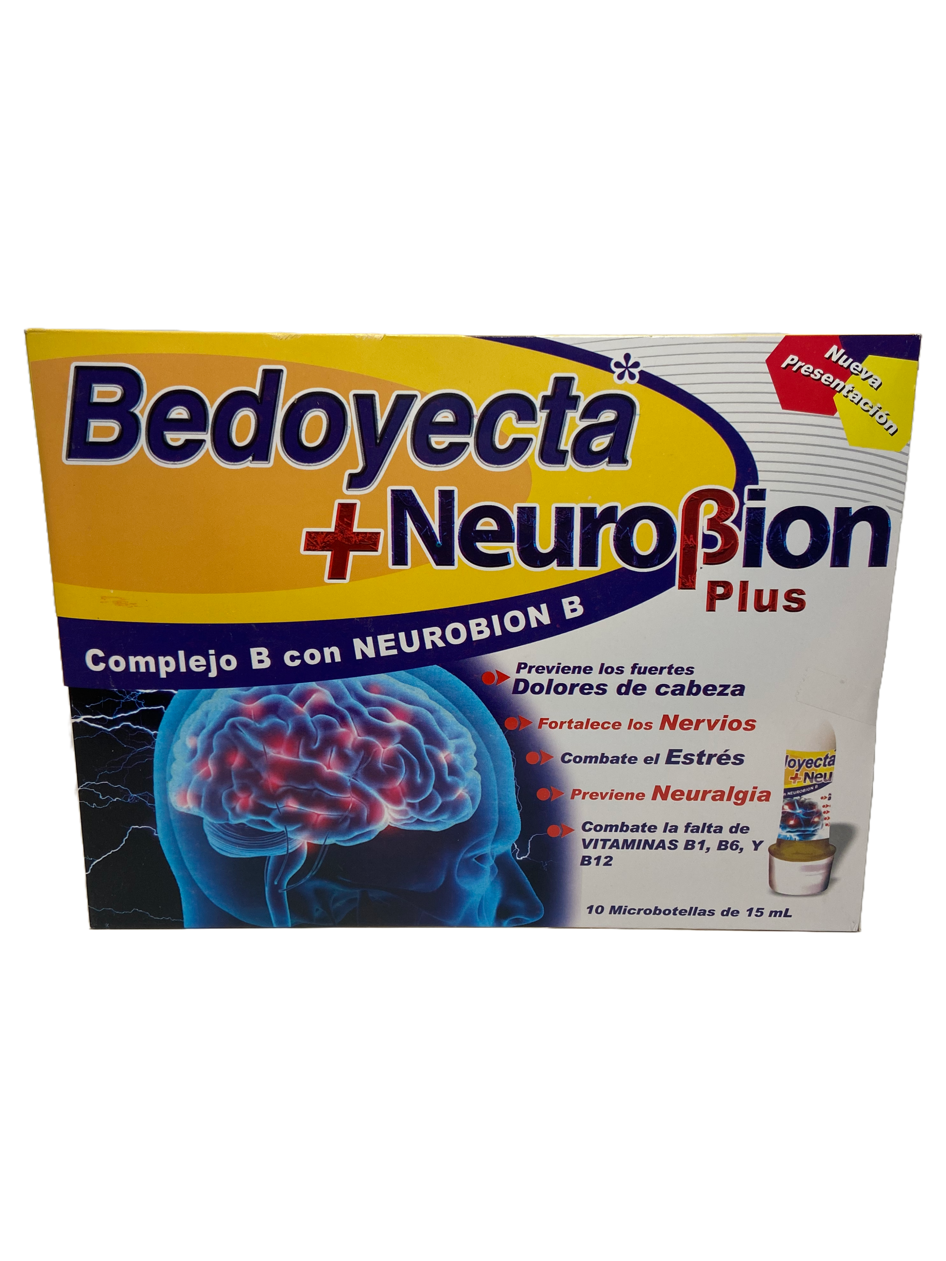 Bedoyecta + Neurobion - 10x15mL Viales Bebibles Latin Beauty Product LLC Bedoyecta + Neurobion - 10x15mL Viales Bebibles Latin Beauty Product LLC