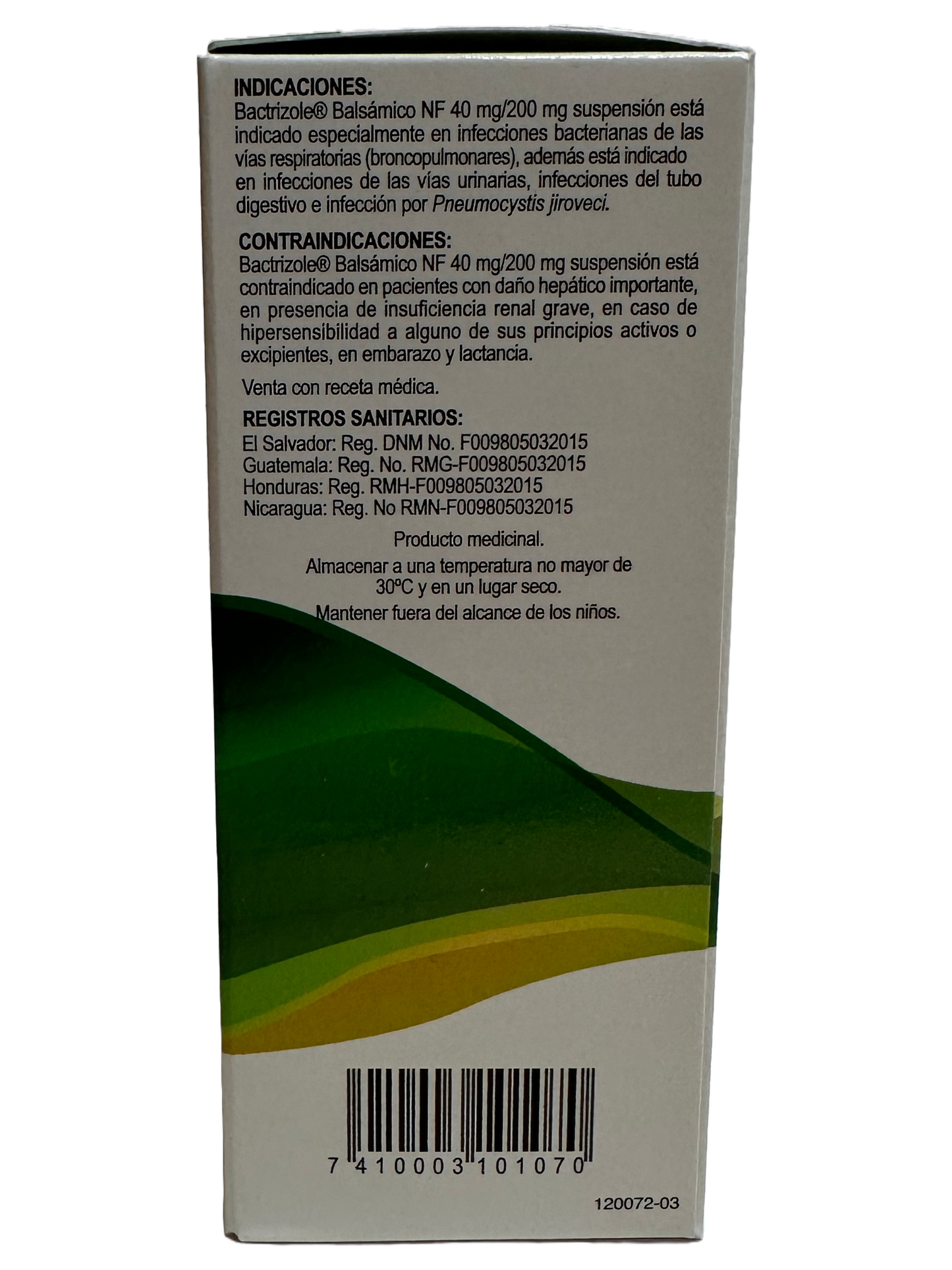 Bactrizole Balsamico NF Jarabe/Syrup - 120mL