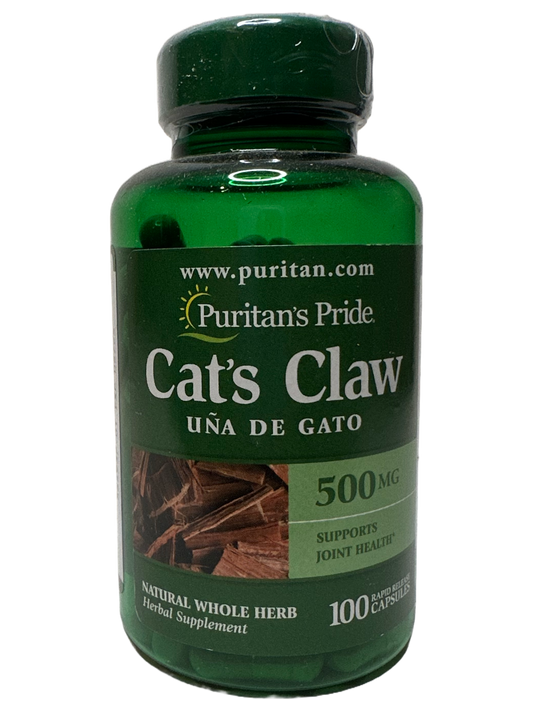 Cat's Claw Herb 500mg Puritan's Pride - 100 Caps