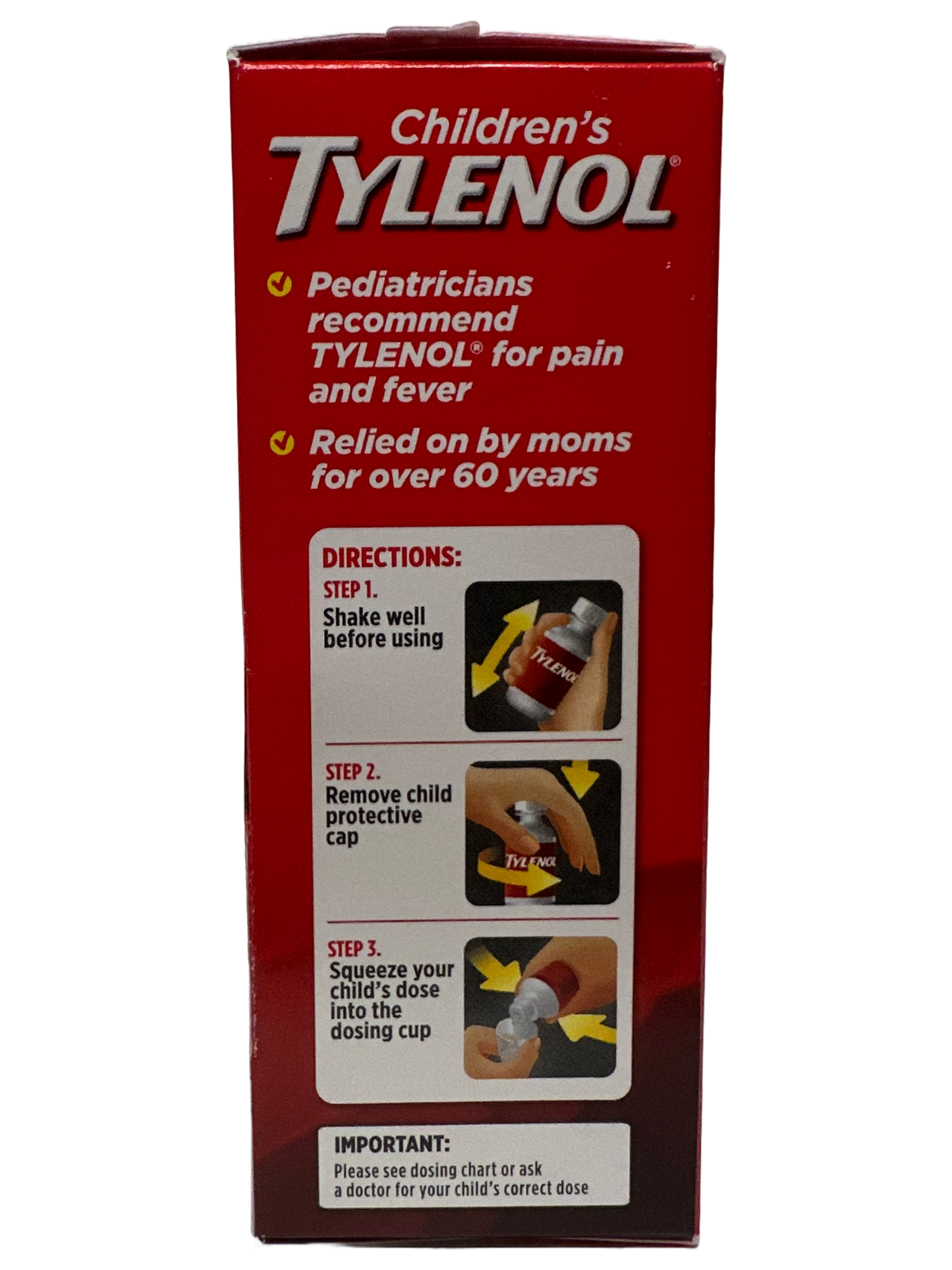 Children's Tylenol Pain+Fever Cherry - 120mL