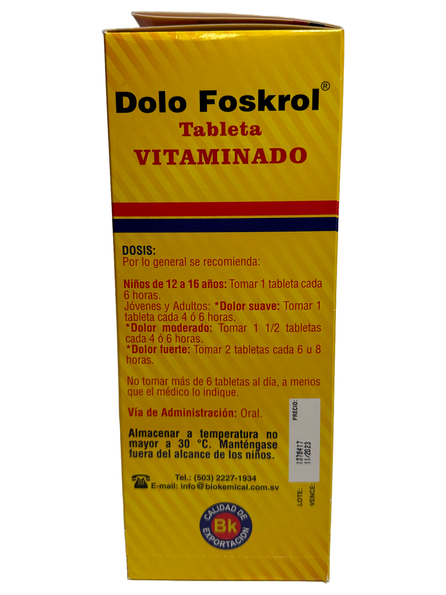 Dolo Foskrol - 80 Tabs