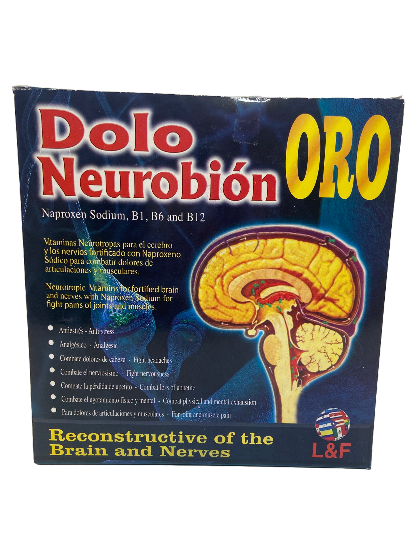 Dolo Neurobion Oro - 10x15mL Viales Bebibles