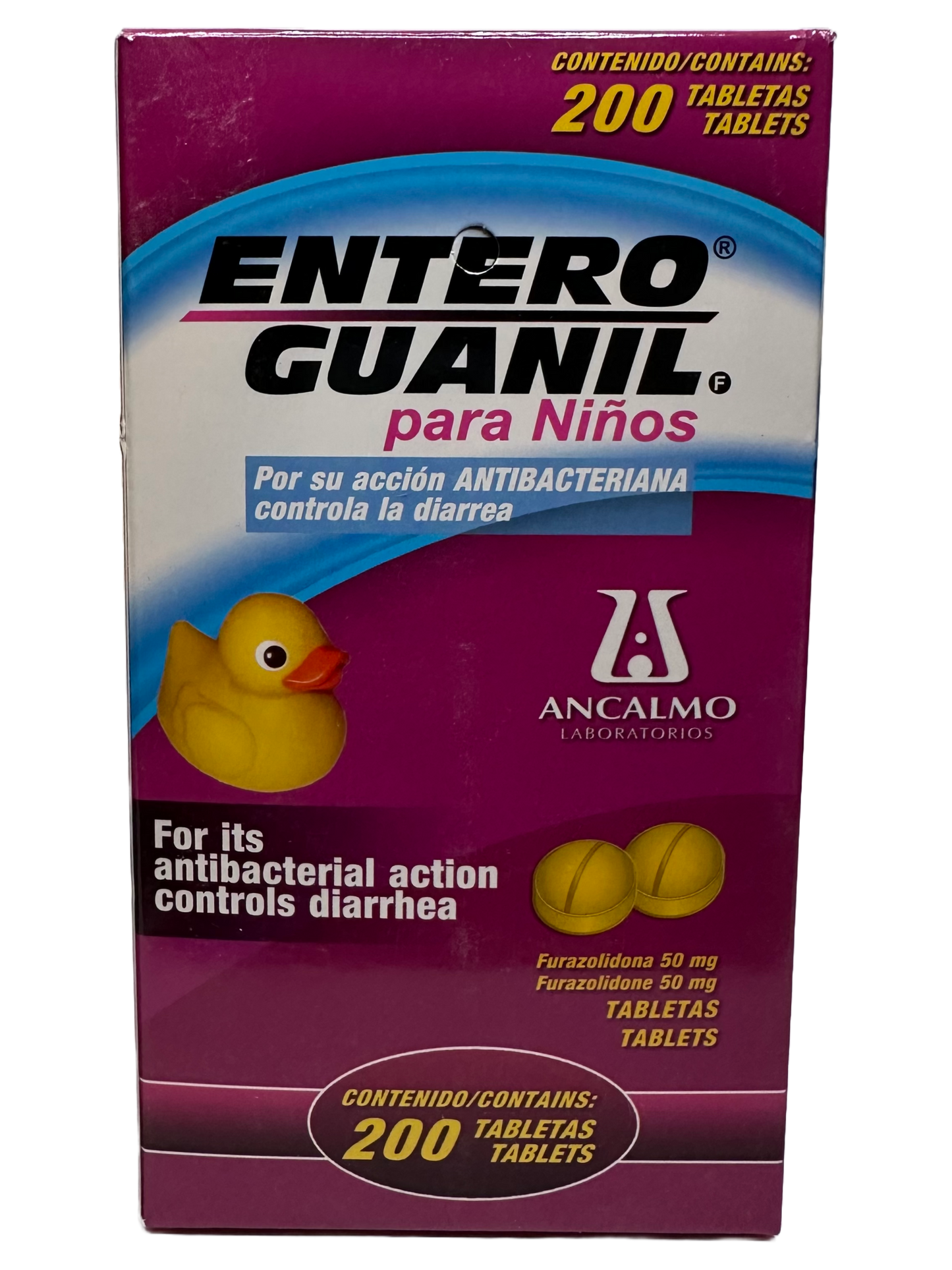 Entero Guanil para Ninos - 200 Tabs