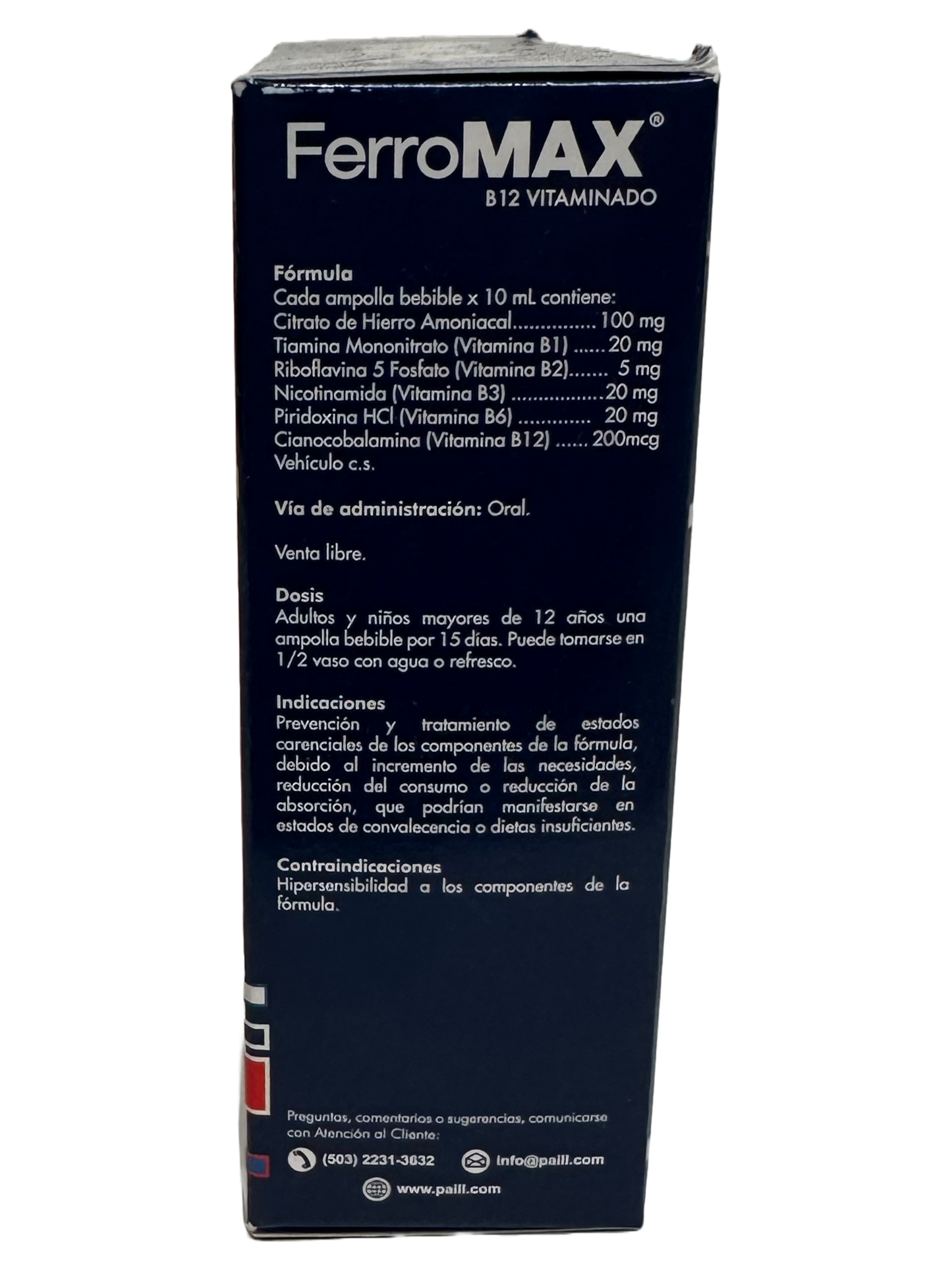 FerroMax - 15x10mL Viales Bebibles