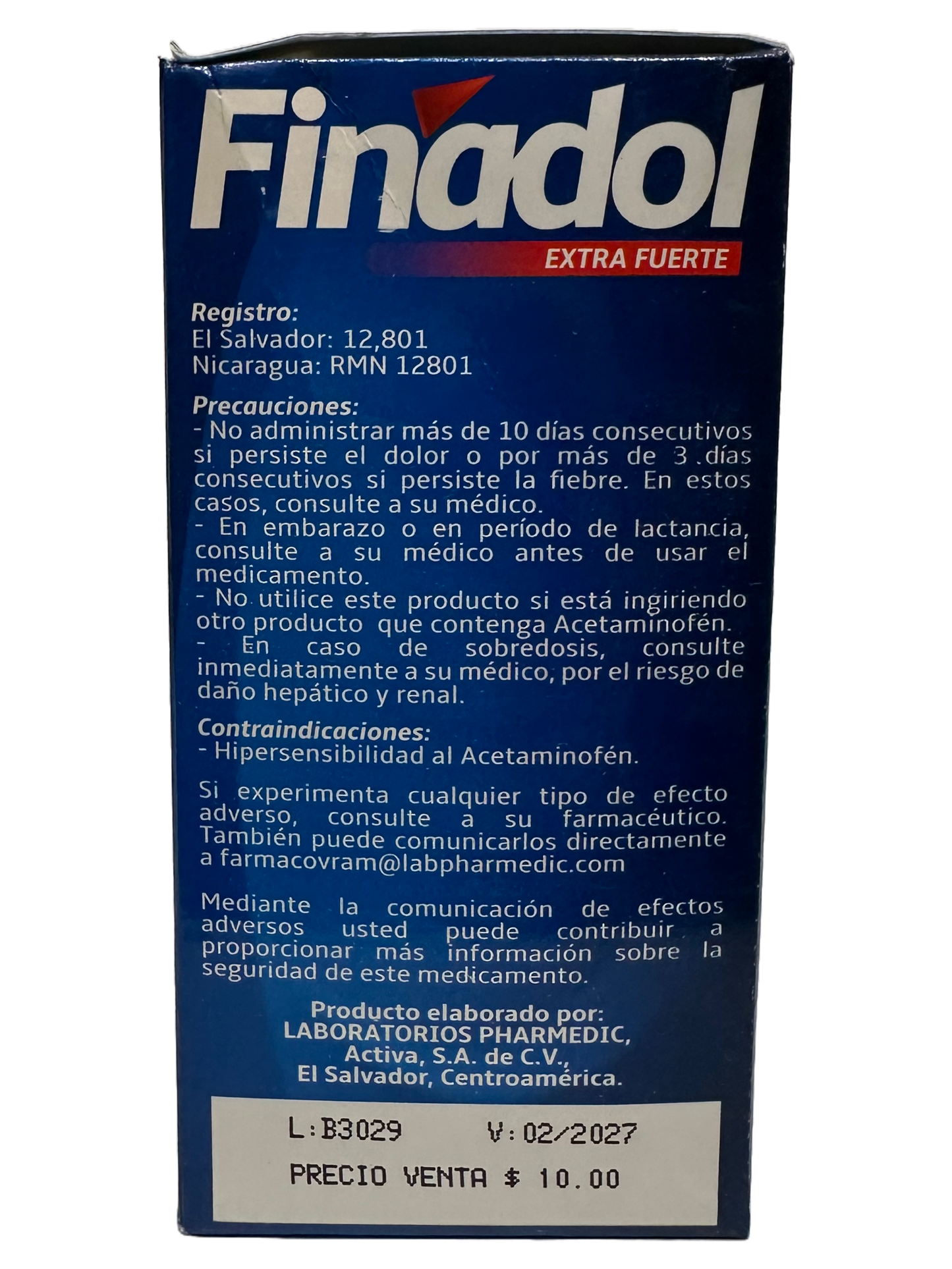 Finadol Extra Fuerte - 100 Tabs