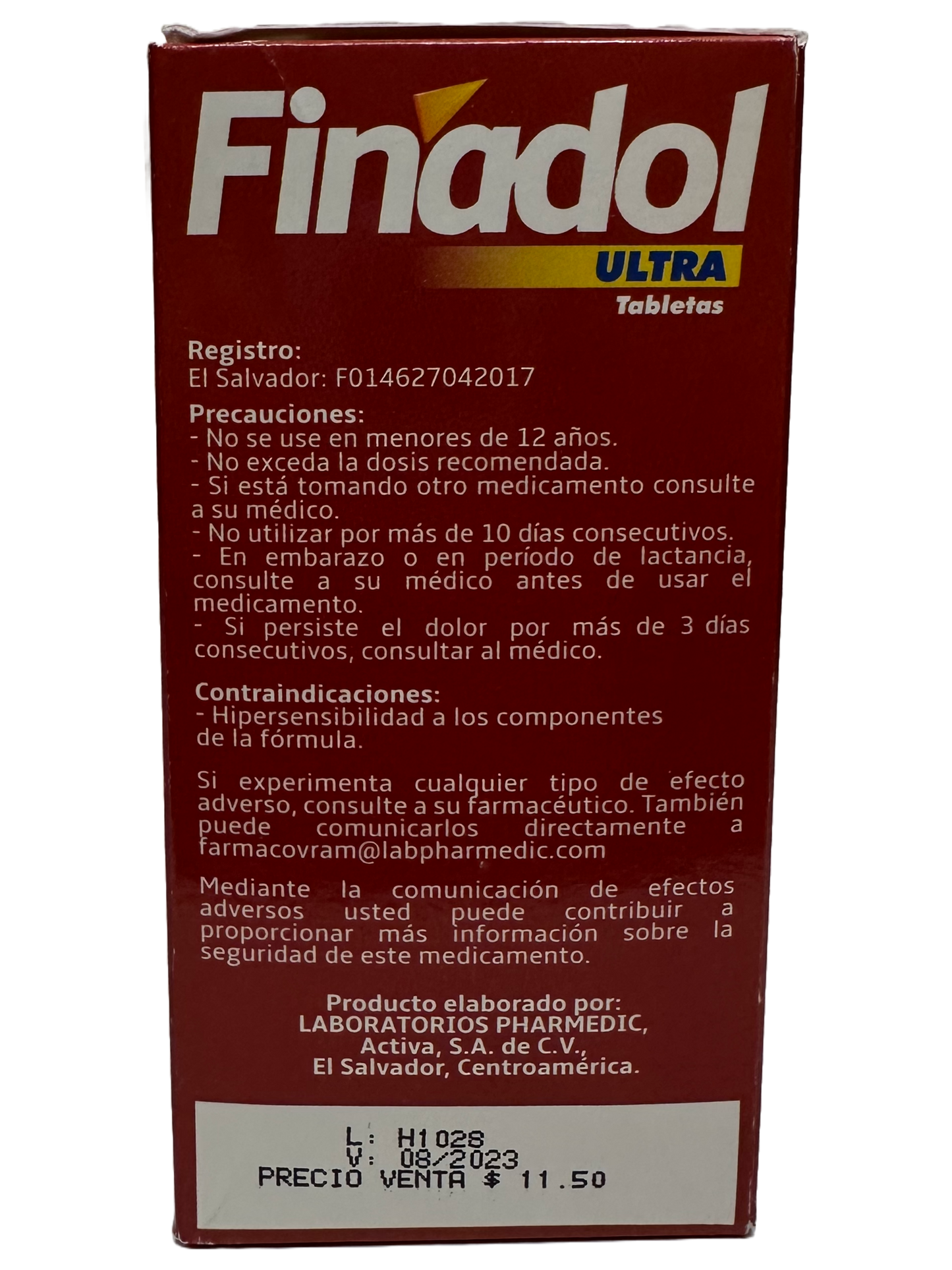 Finadol Ultra - 100 Tabs