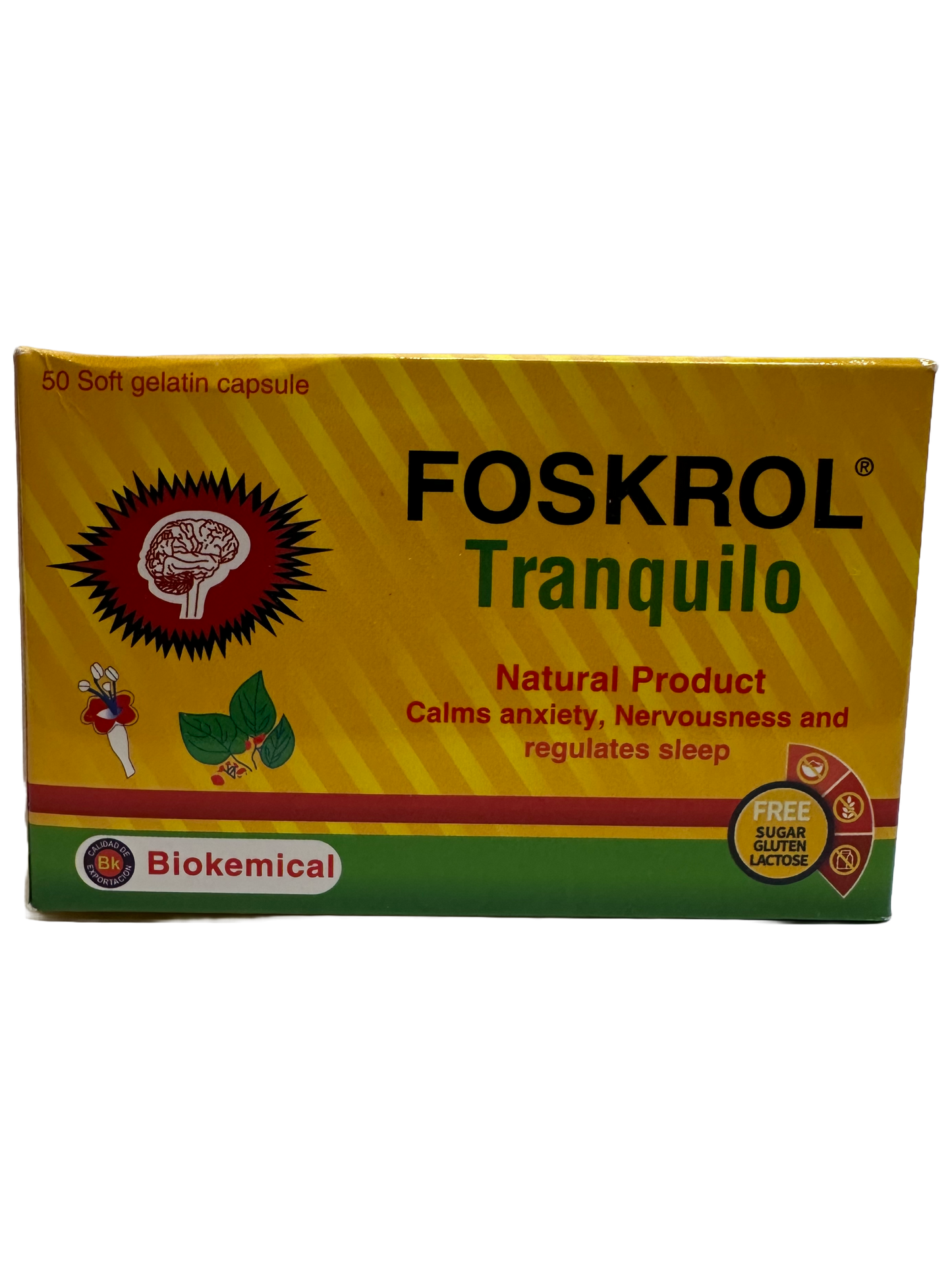 Foskrol Tranquilo - 50 Gelcaps