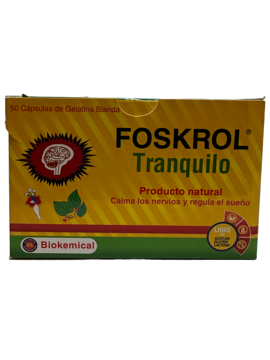 Foskrol Tranquilo - 50 Gelcaps