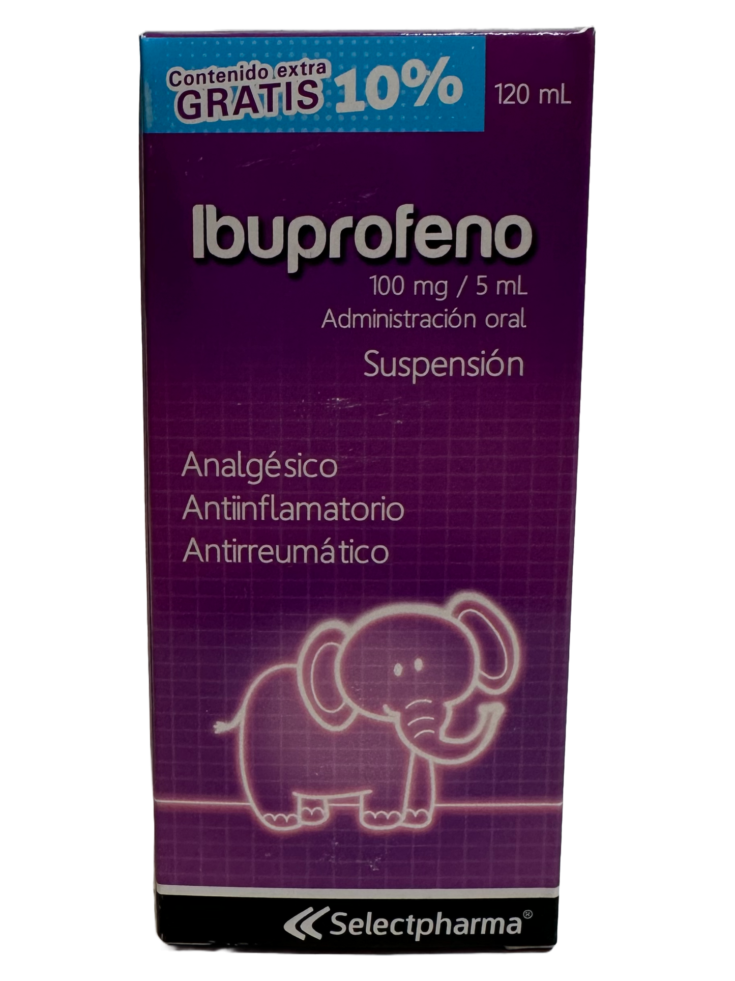 Ibuprofeno Suspension Jarabe/Syrup - 120mL