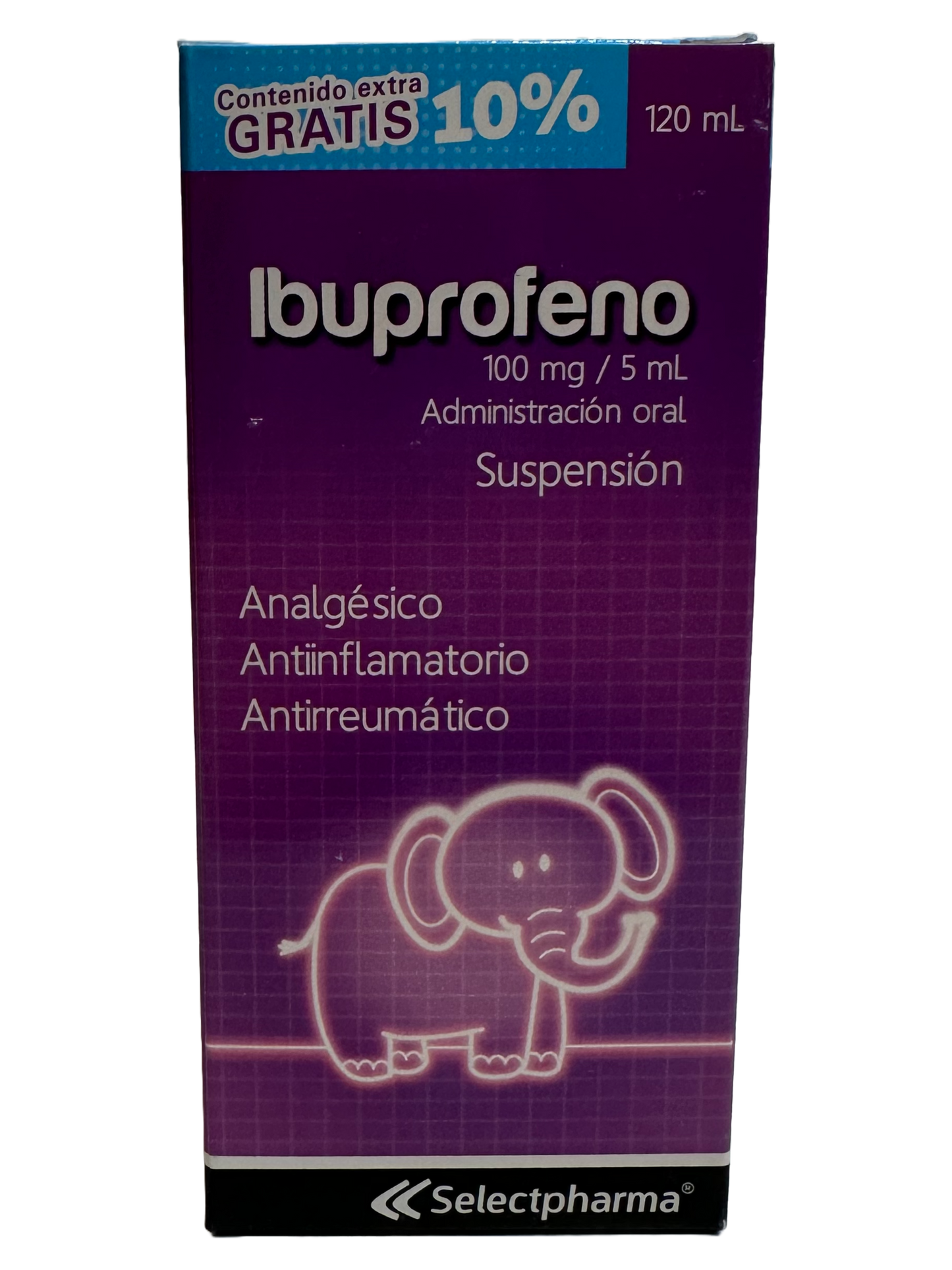 Ibuprofeno Suspension Jarabe/Syrup - 120mL