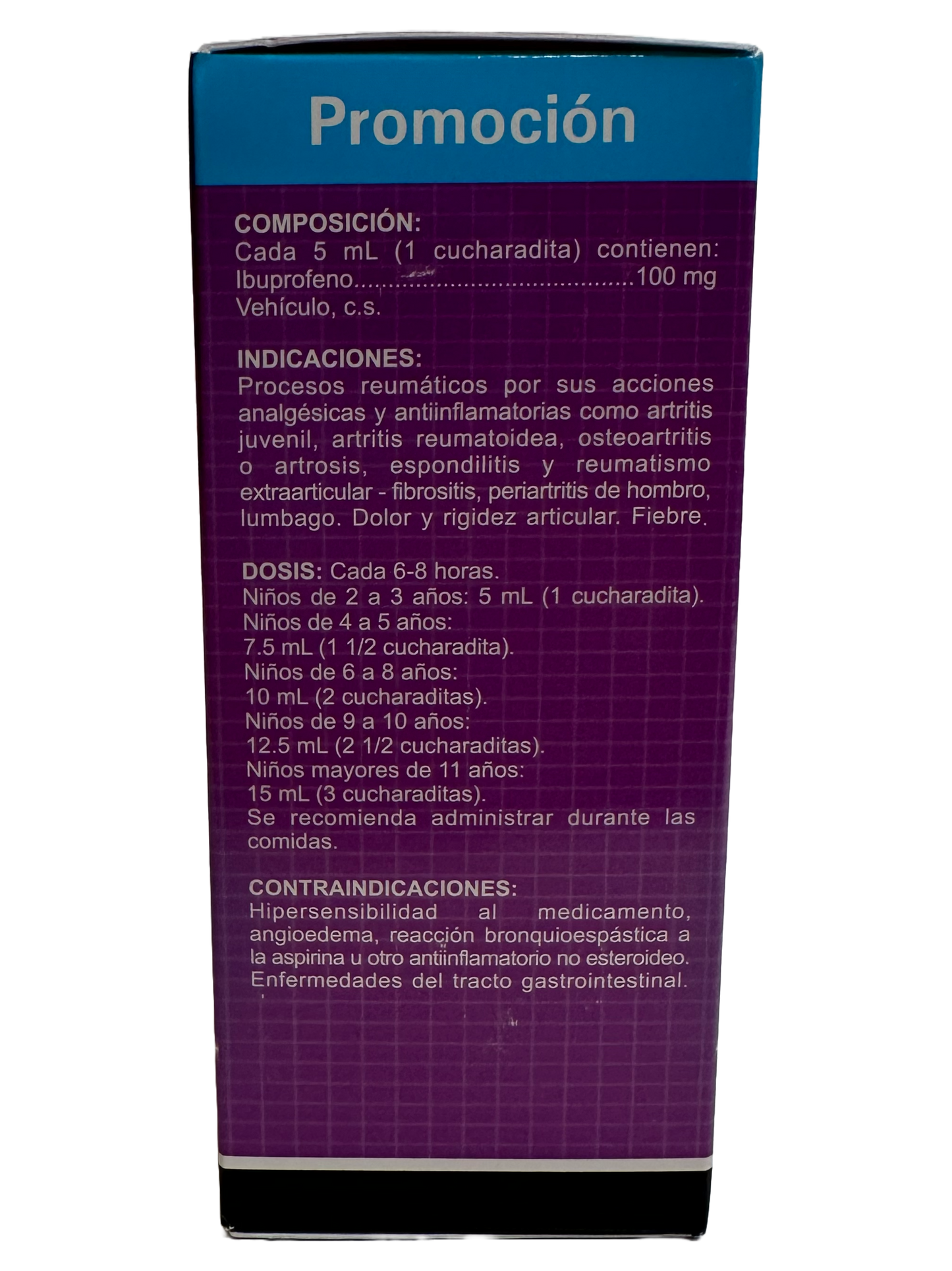 Ibuprofeno Suspension Jarabe/Syrup - 120mL