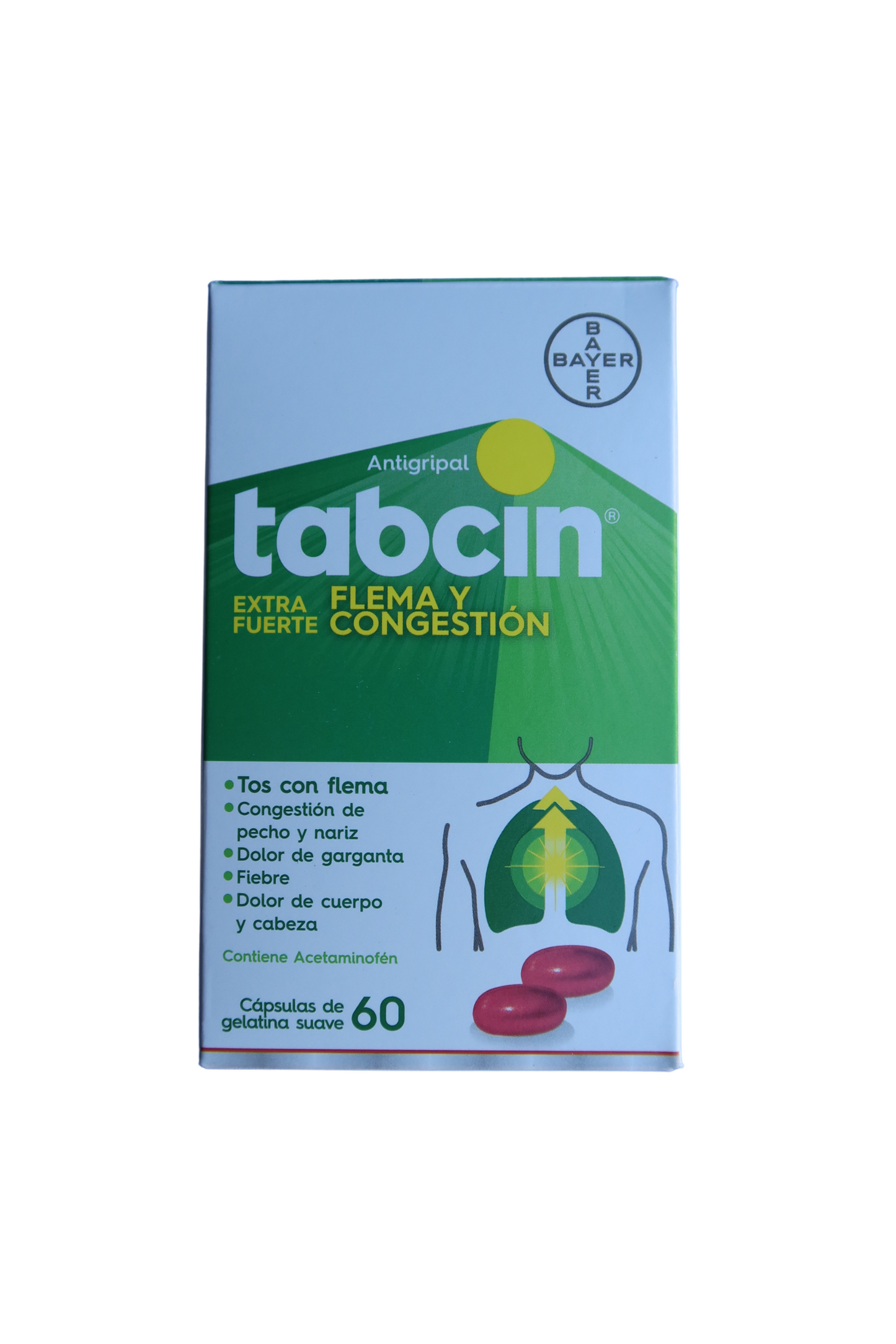 Tabcin Phlegm and Congestion - 60 Gelcaps