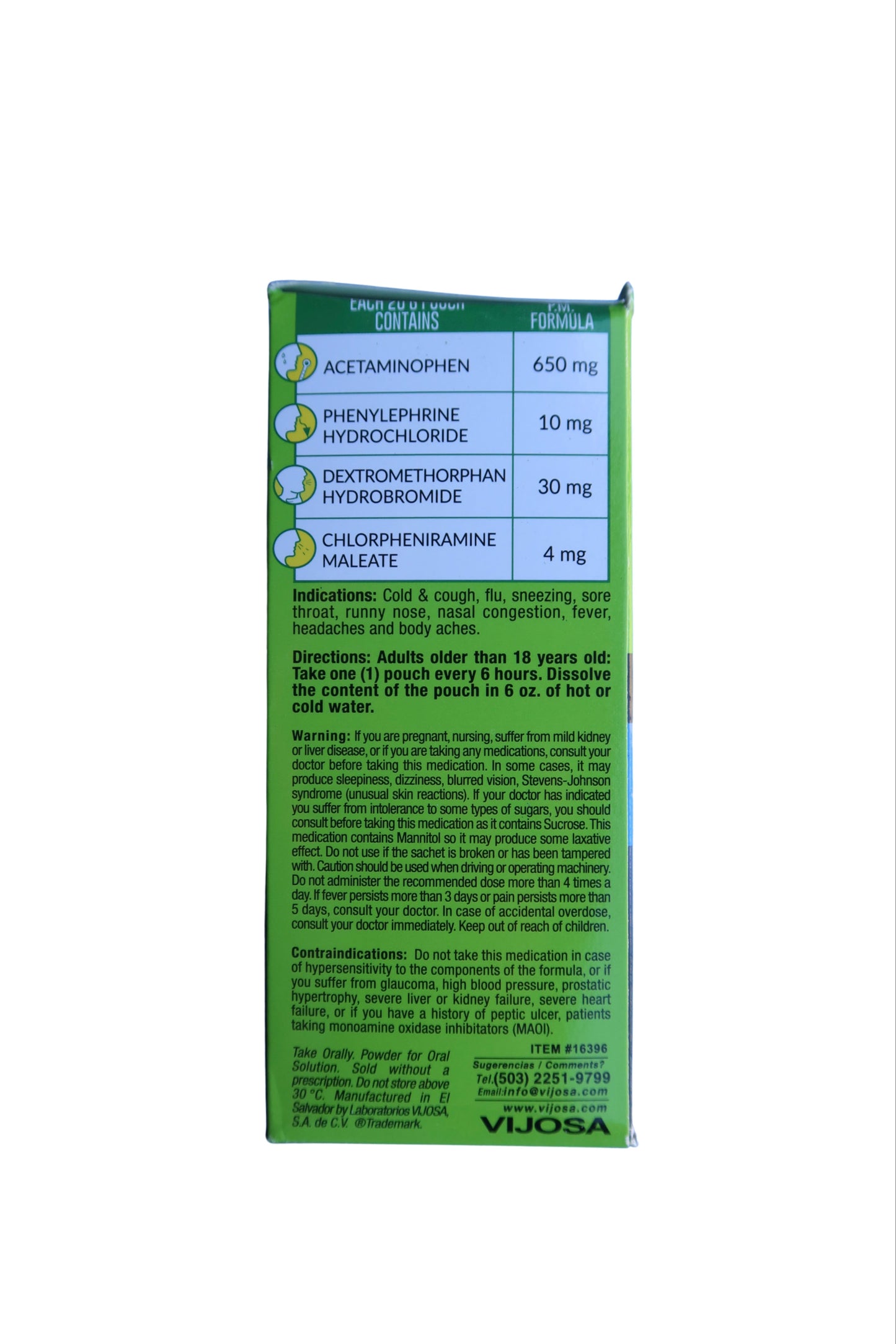Viro Grip PM Tea - 24 Pouches