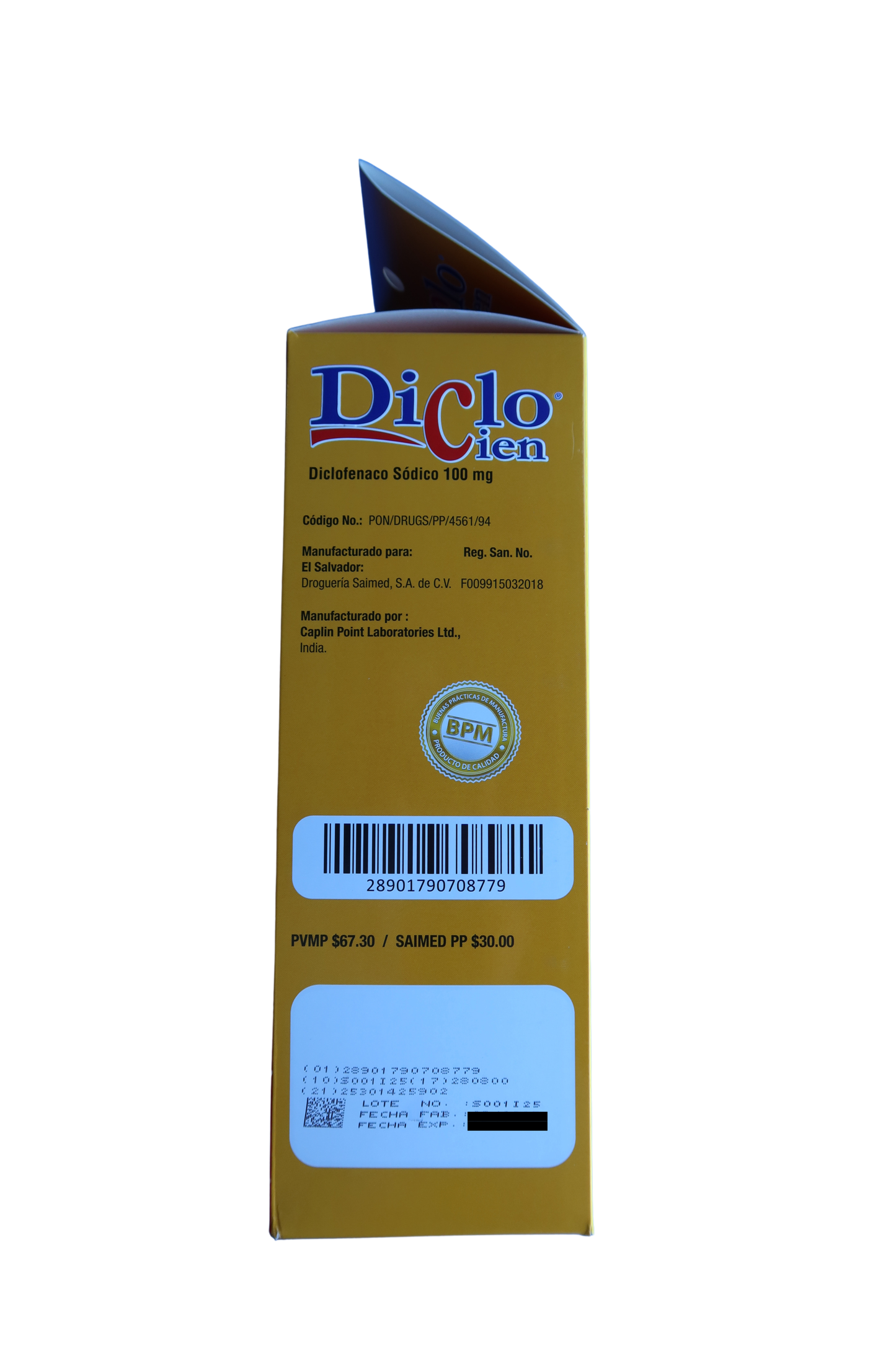 Diclo Cien - 100 Caps