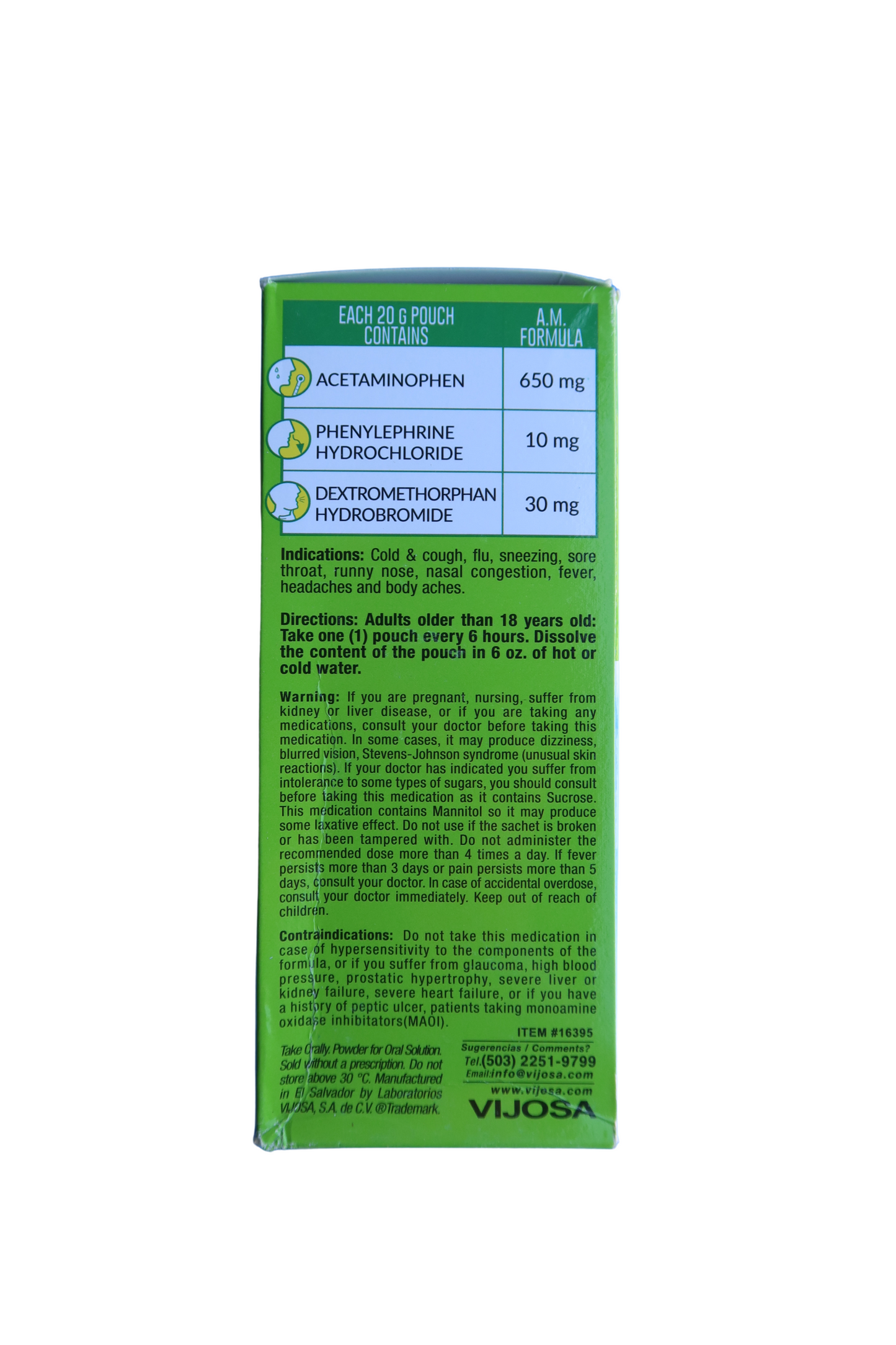 Viro Grip AM Tea - 24 Pouches