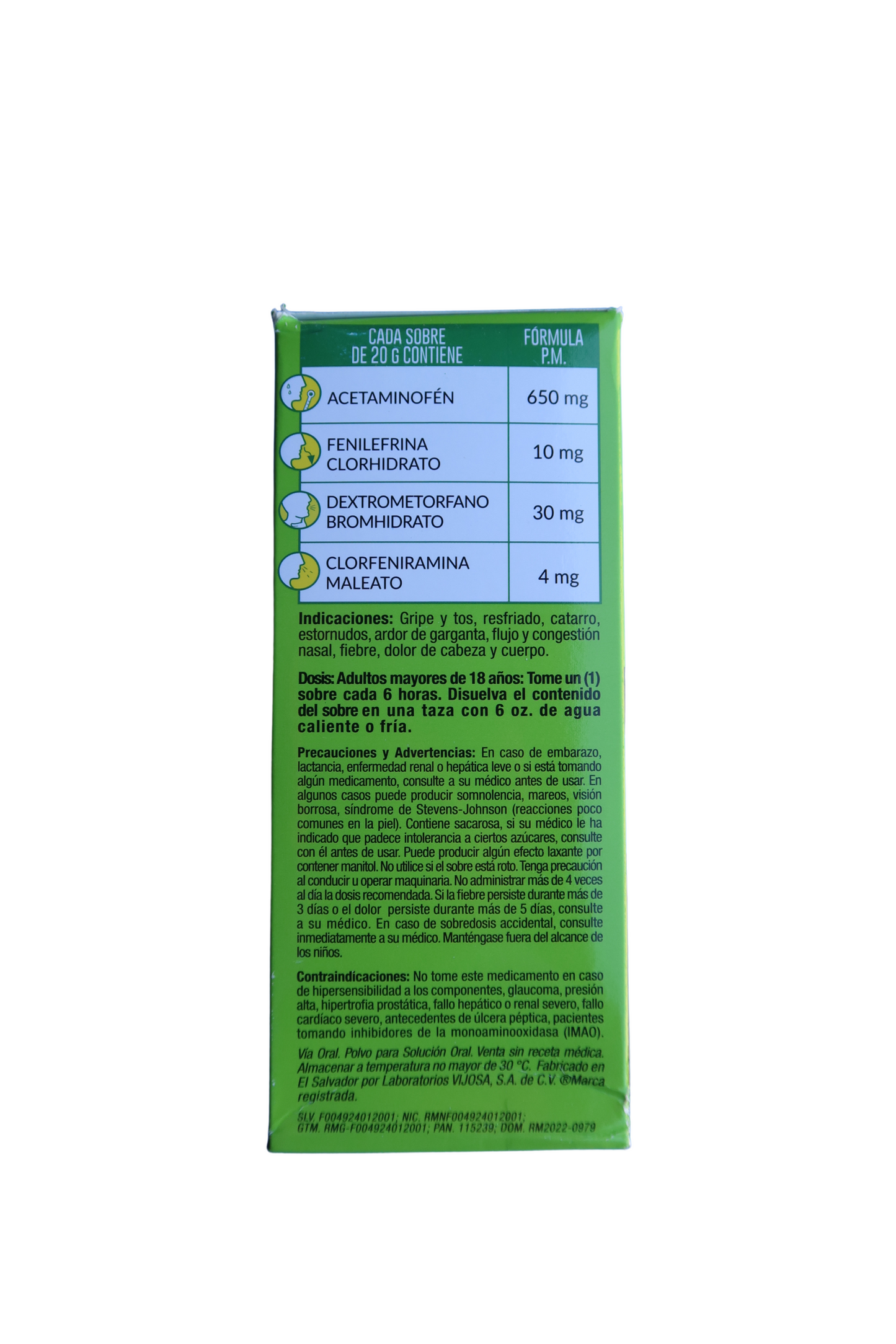 Viro Grip PM Tea - 24 Pouches