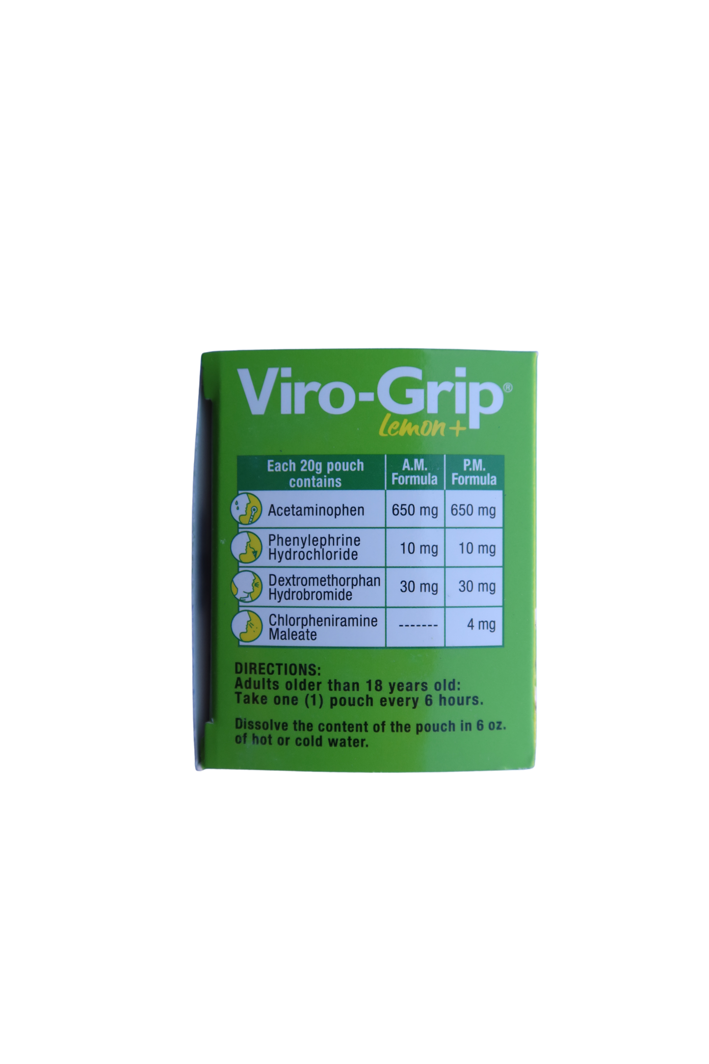 Viro Grip AM/PM Tea - 6 Pouches
