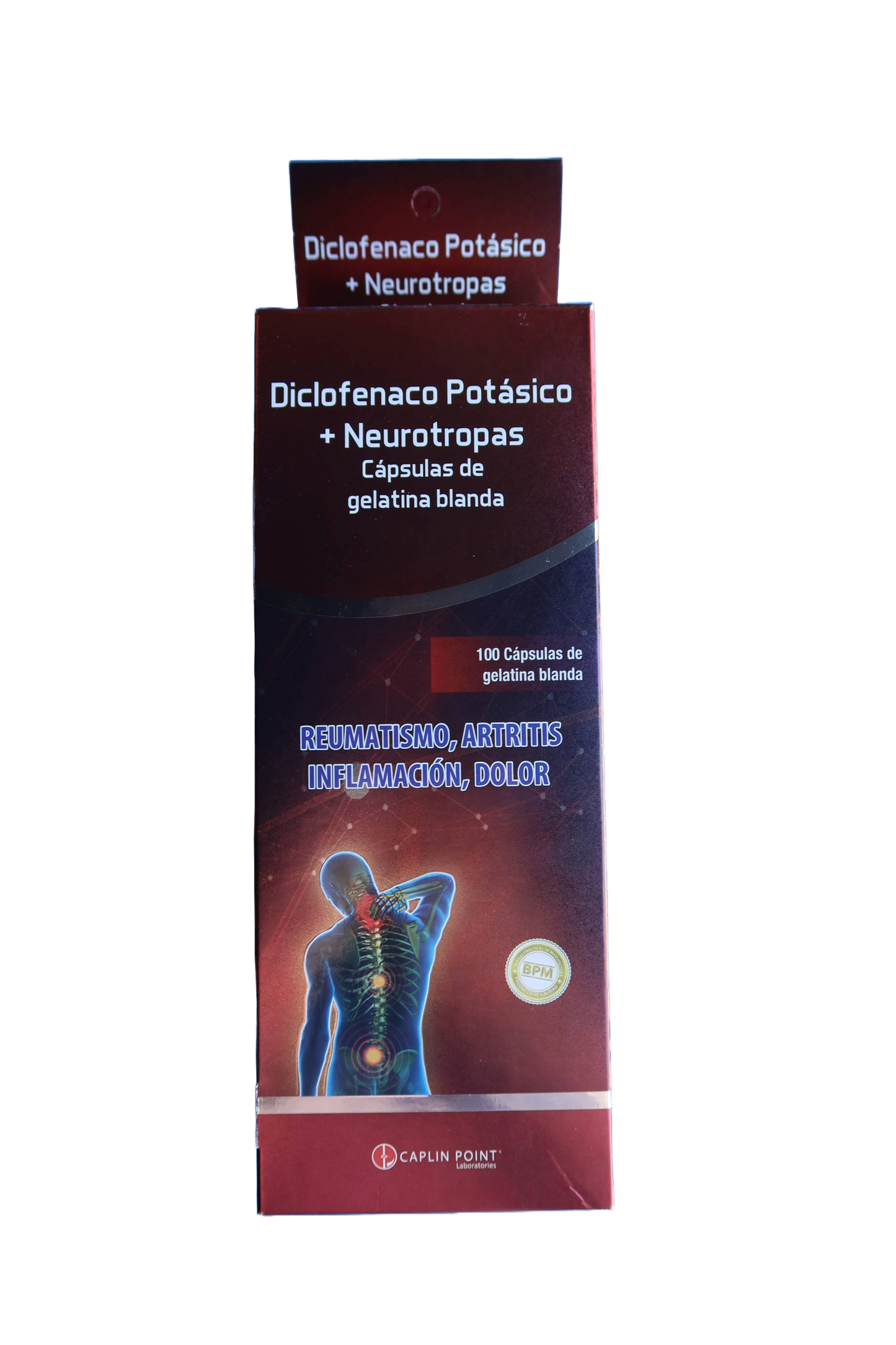 Diclofenaco Potásico + Neurotropas - 100 Caps