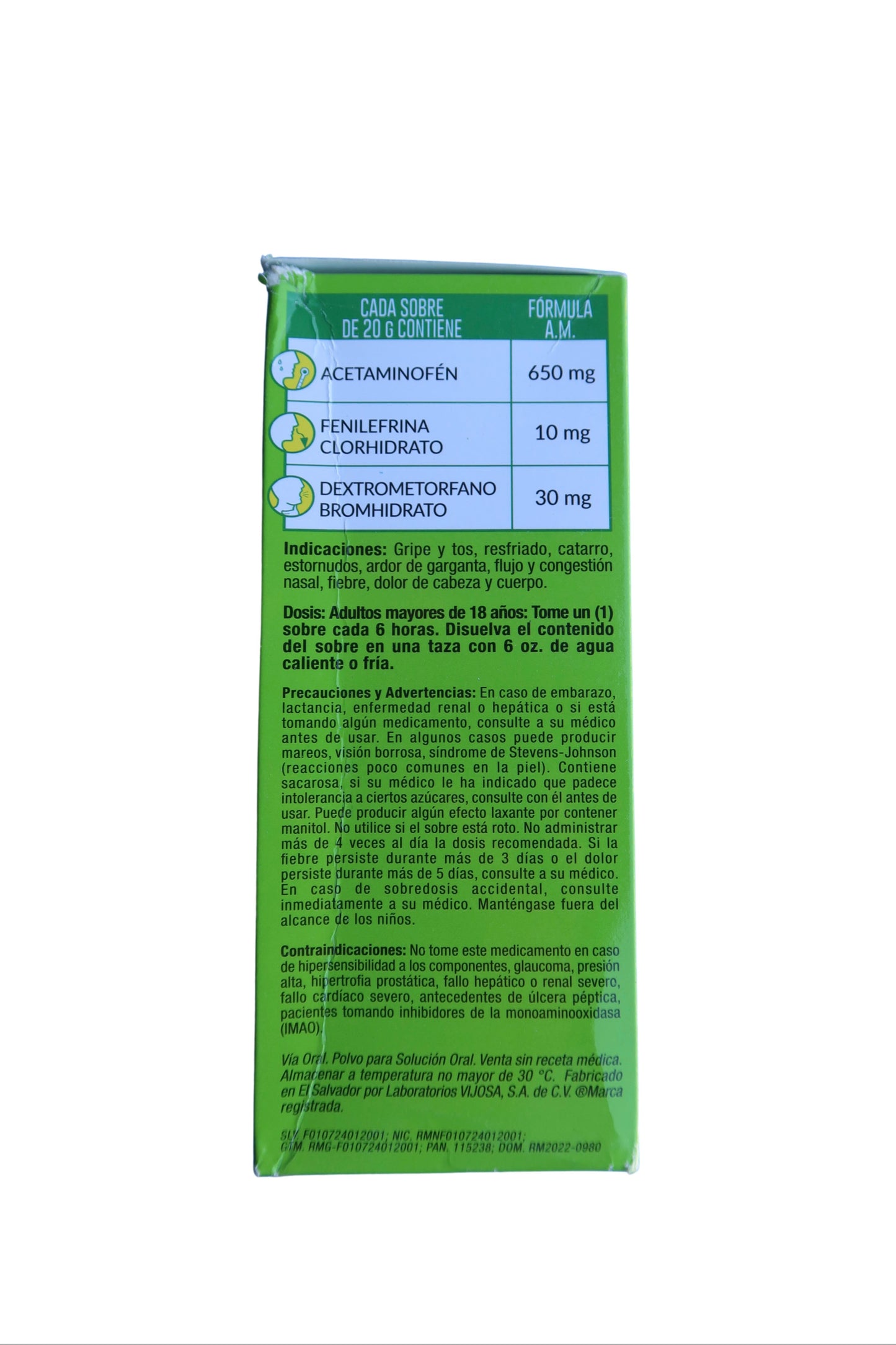 Viro Grip AM Tea - 24 Pouches