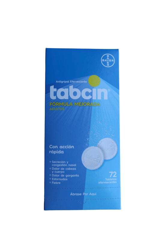 Tabcin Cold Medicine - 72 Tabs
