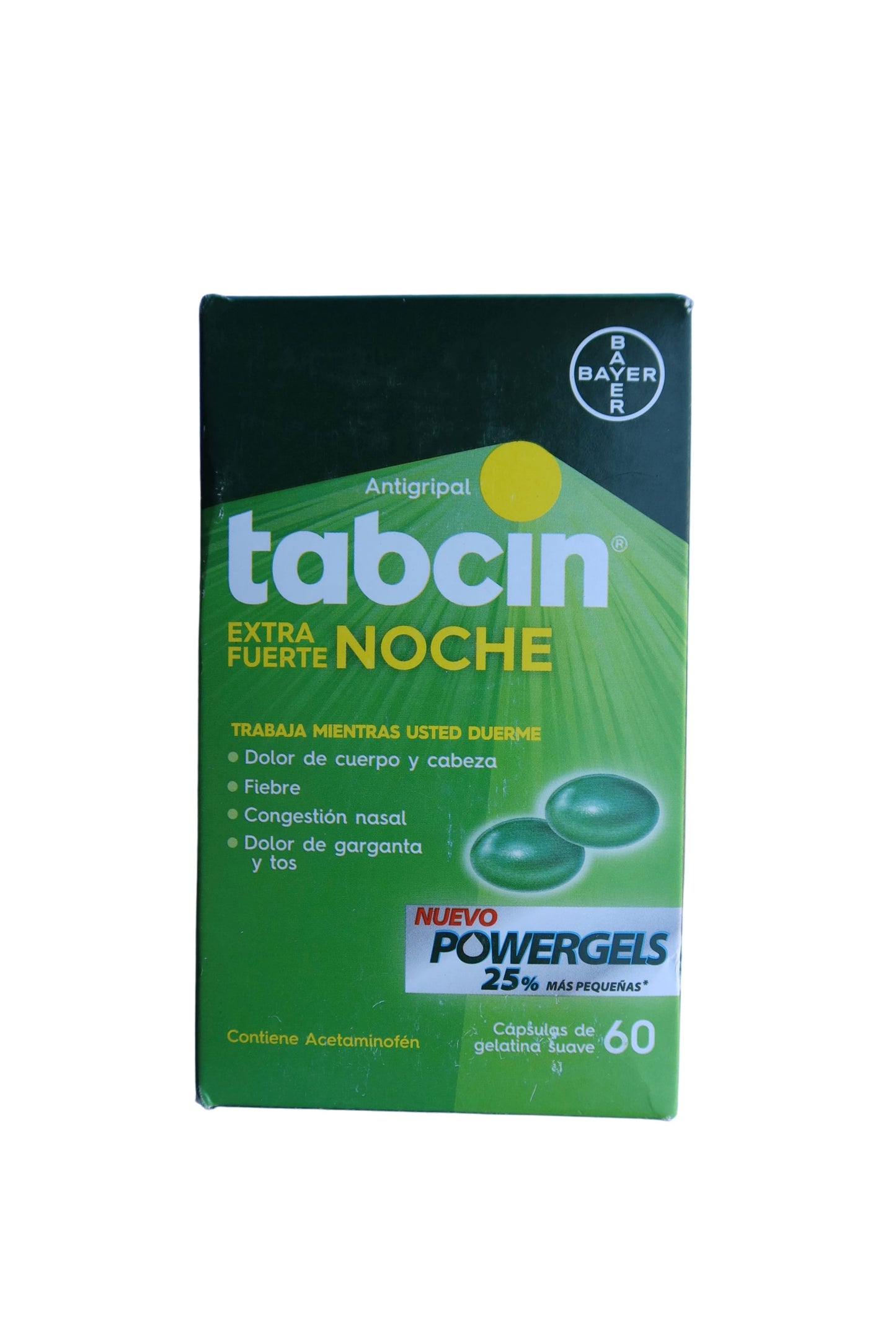 Tabcin Nighttime - 60 Gelcaps