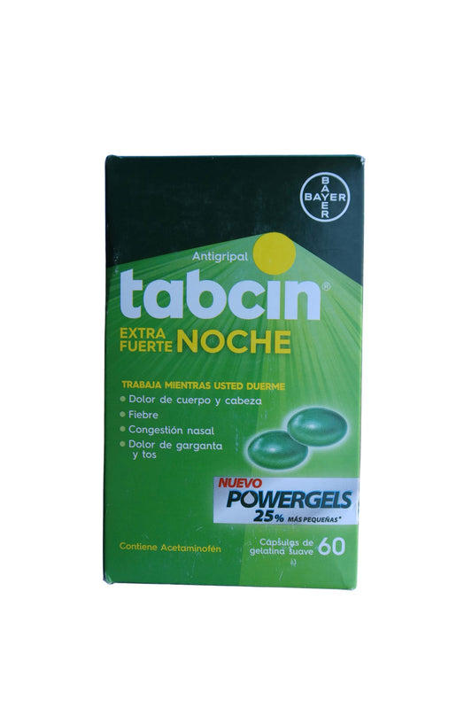Tabcin Nighttime - 60 Gelcaps