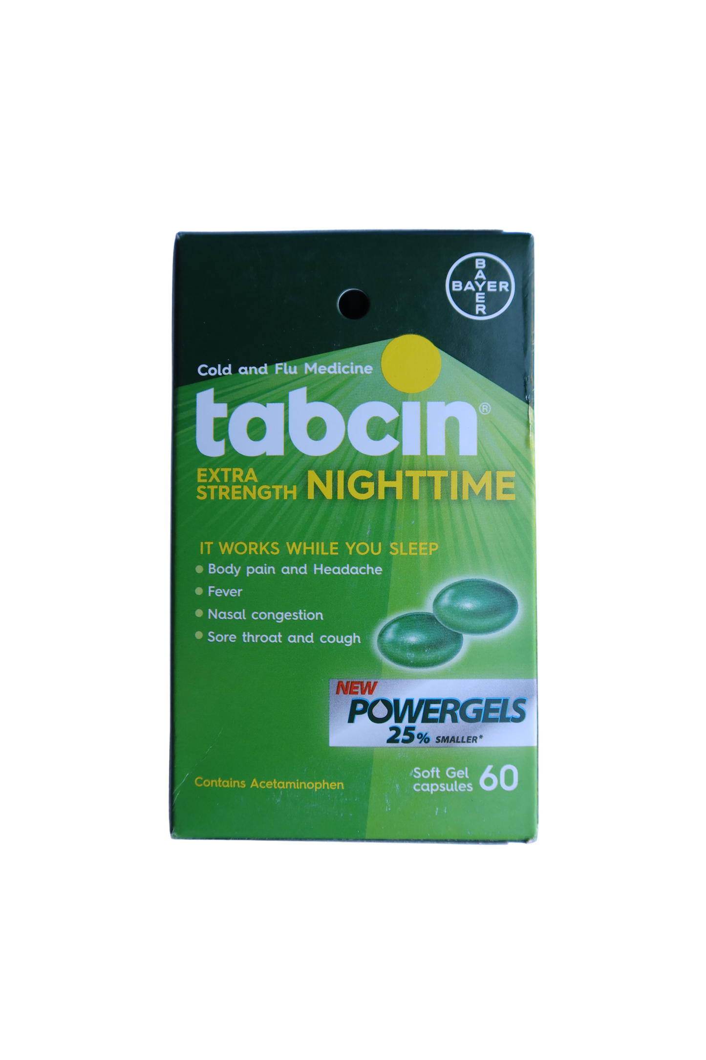 Tabcin Nighttime - 60 Gelcaps