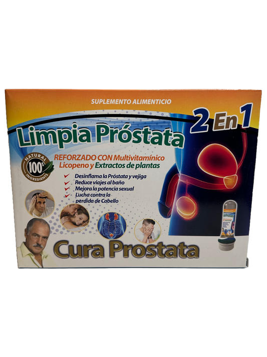 Limpia Prostata 2 en 1 - 10x15mL Viales Bebibles