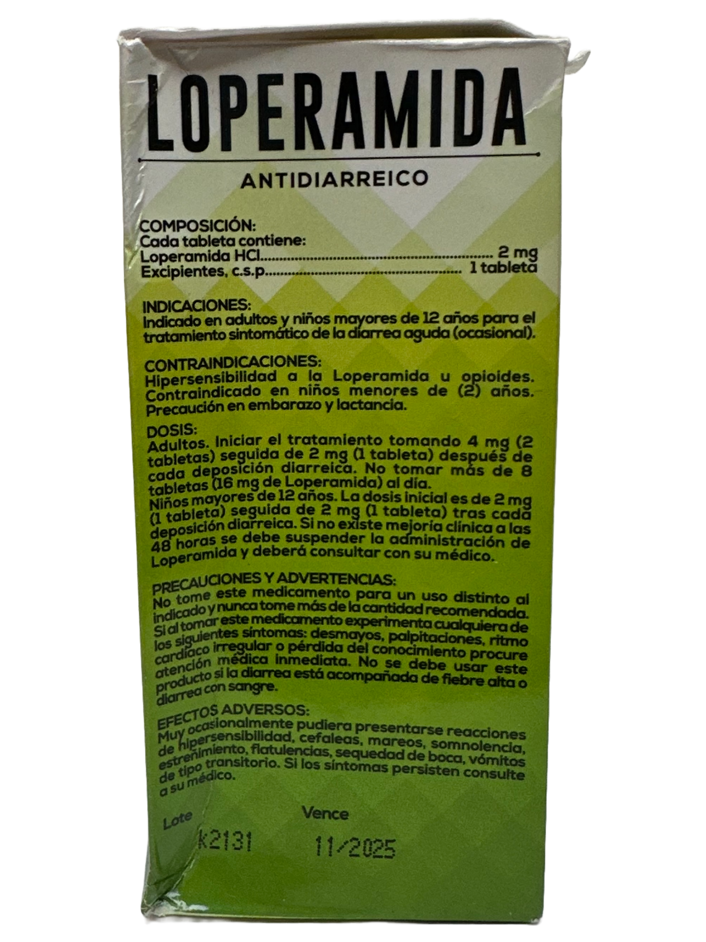 Loperamida - 100 Tabs