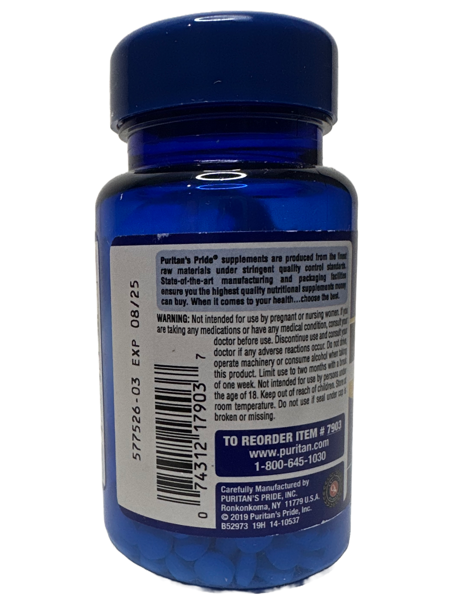 Melatonin 3mg Puritan's Pride - 120 Tabs