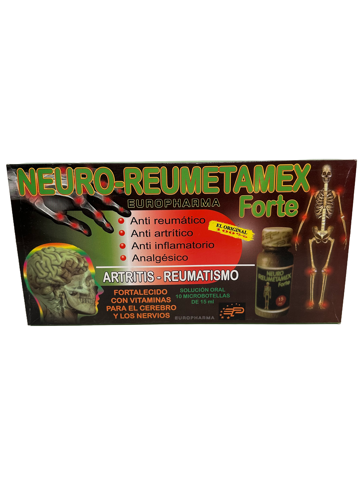 Neuro-Reumetamex Forte - 10x15mL Viales Bebibles