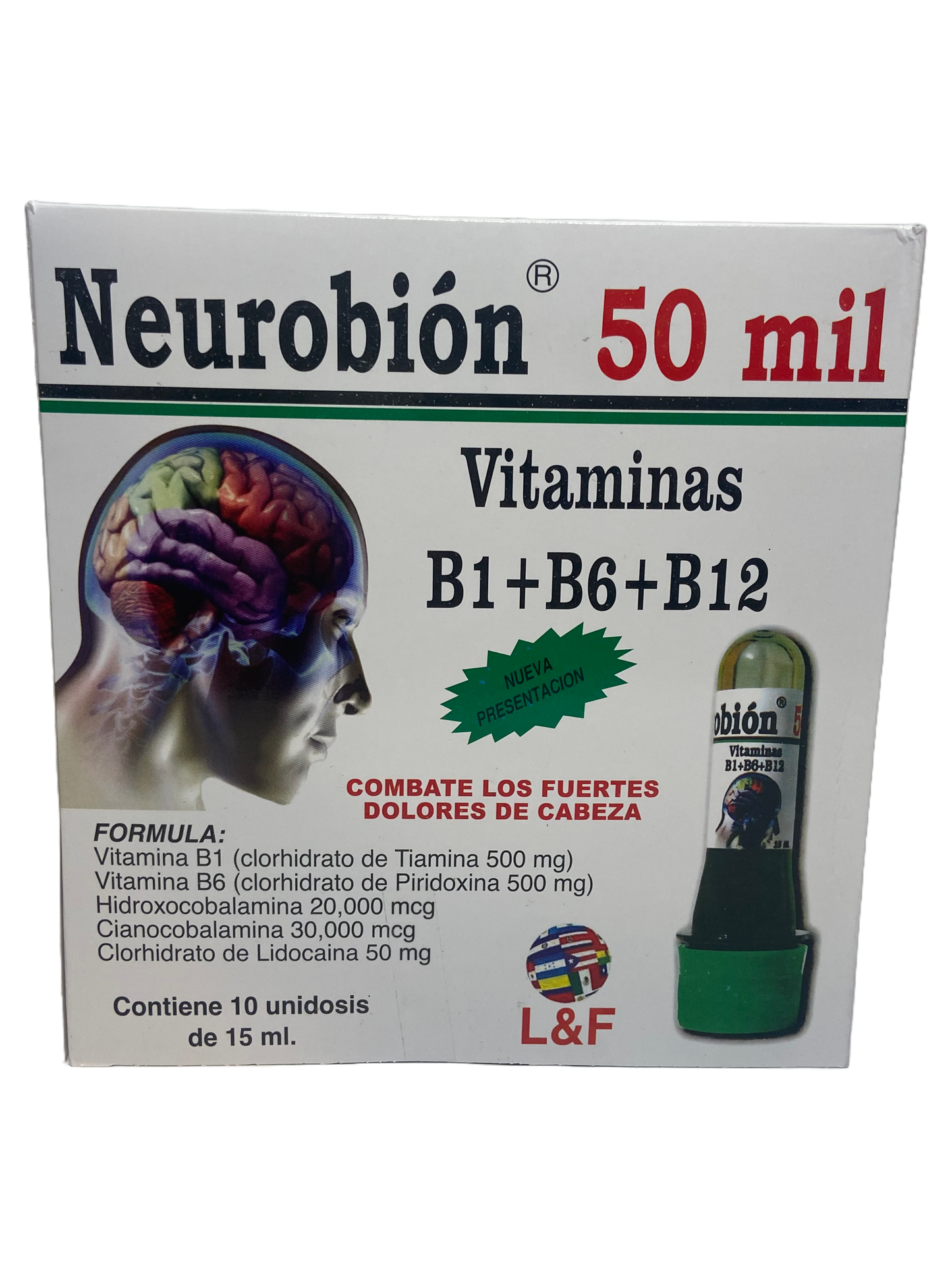 Neurobion 50 Mil - 10x15mL Viales Bebibles