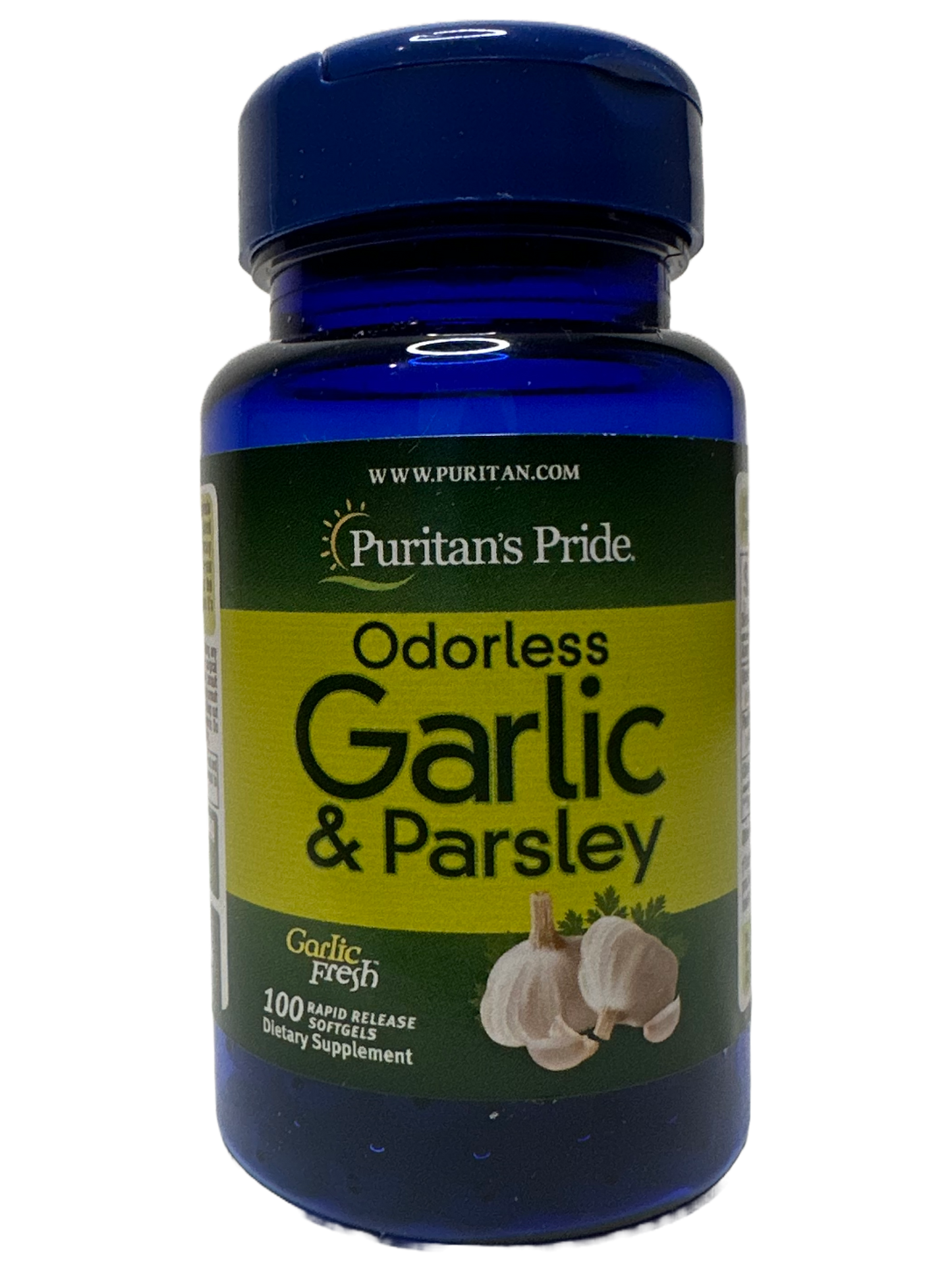 Odorless Garlic & Parsley Puritan's Pride - 100 Softgels