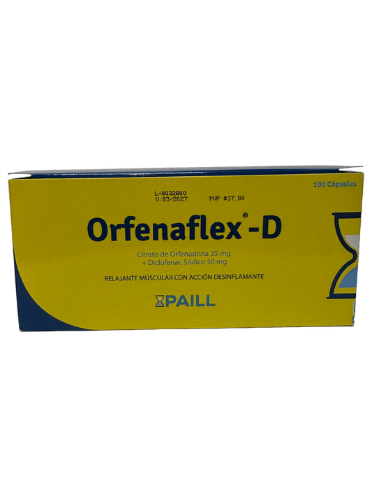 Orfenaflex-D - 100 Caps