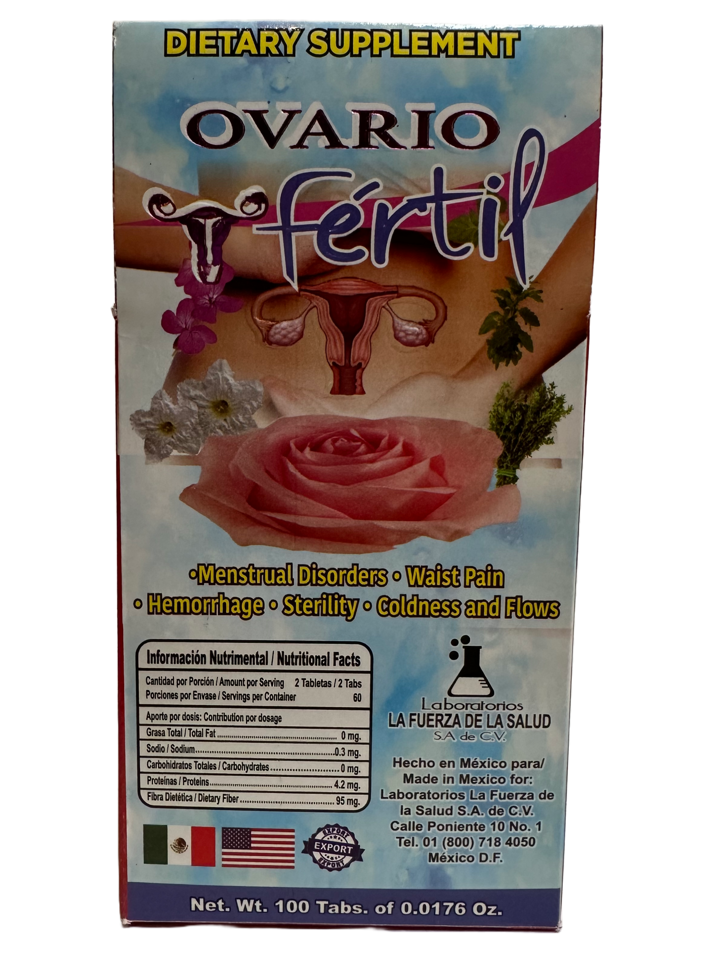 Ovario Fertil - 100 Tabs