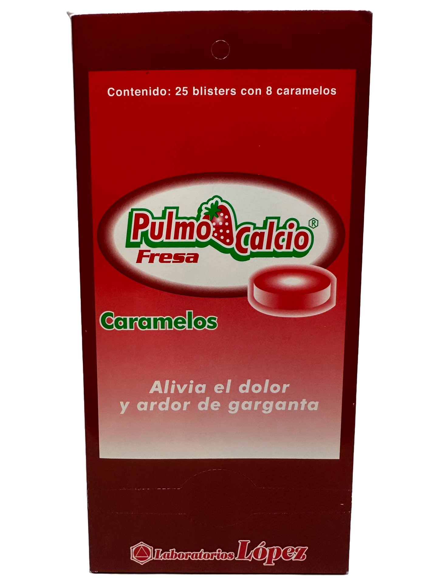 Pulmo Calcio Fresa Caramelos - 200 Caramelos