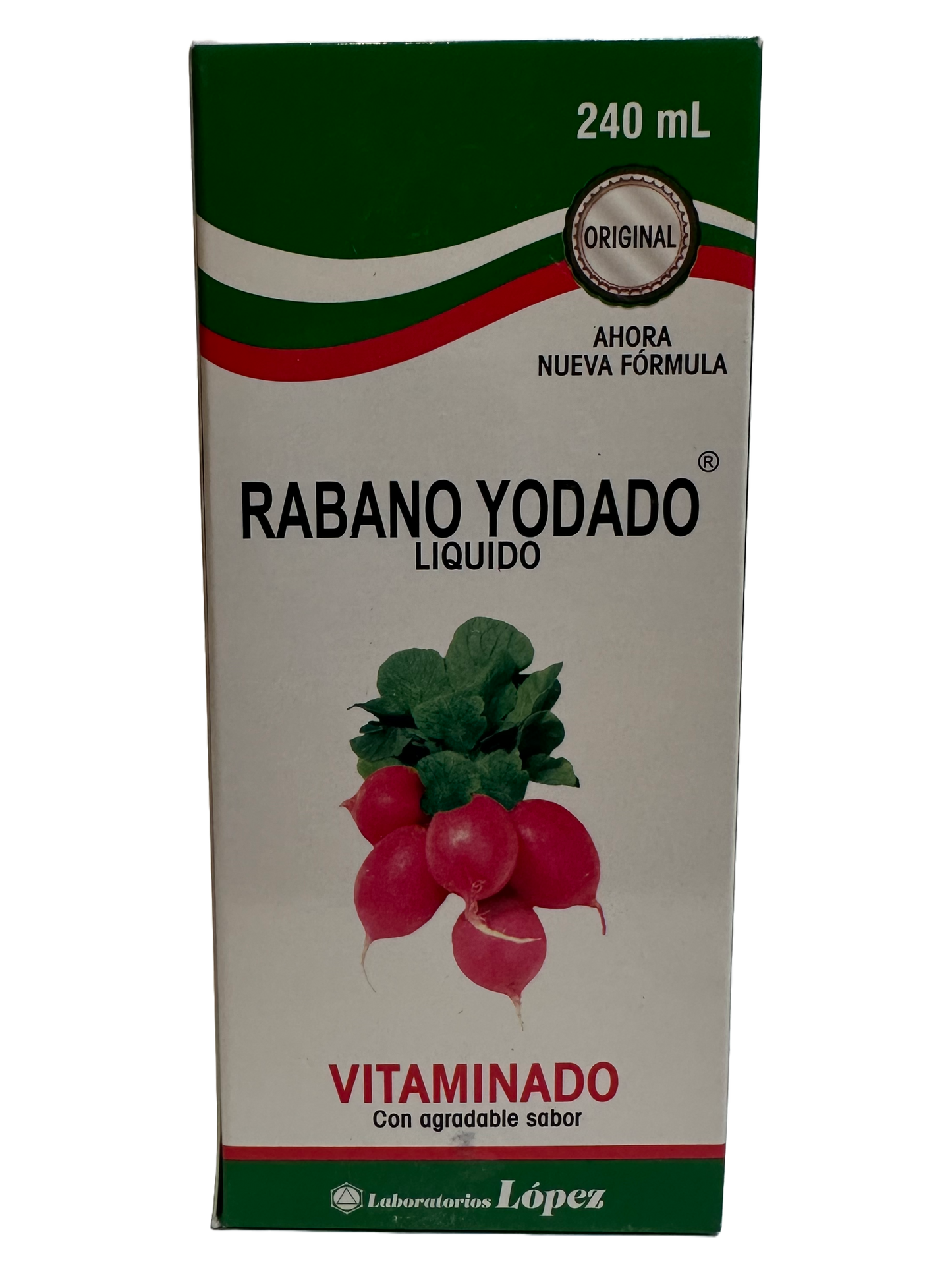 Rabano Yodado Lopez Jarabe/Syrup - 240mL