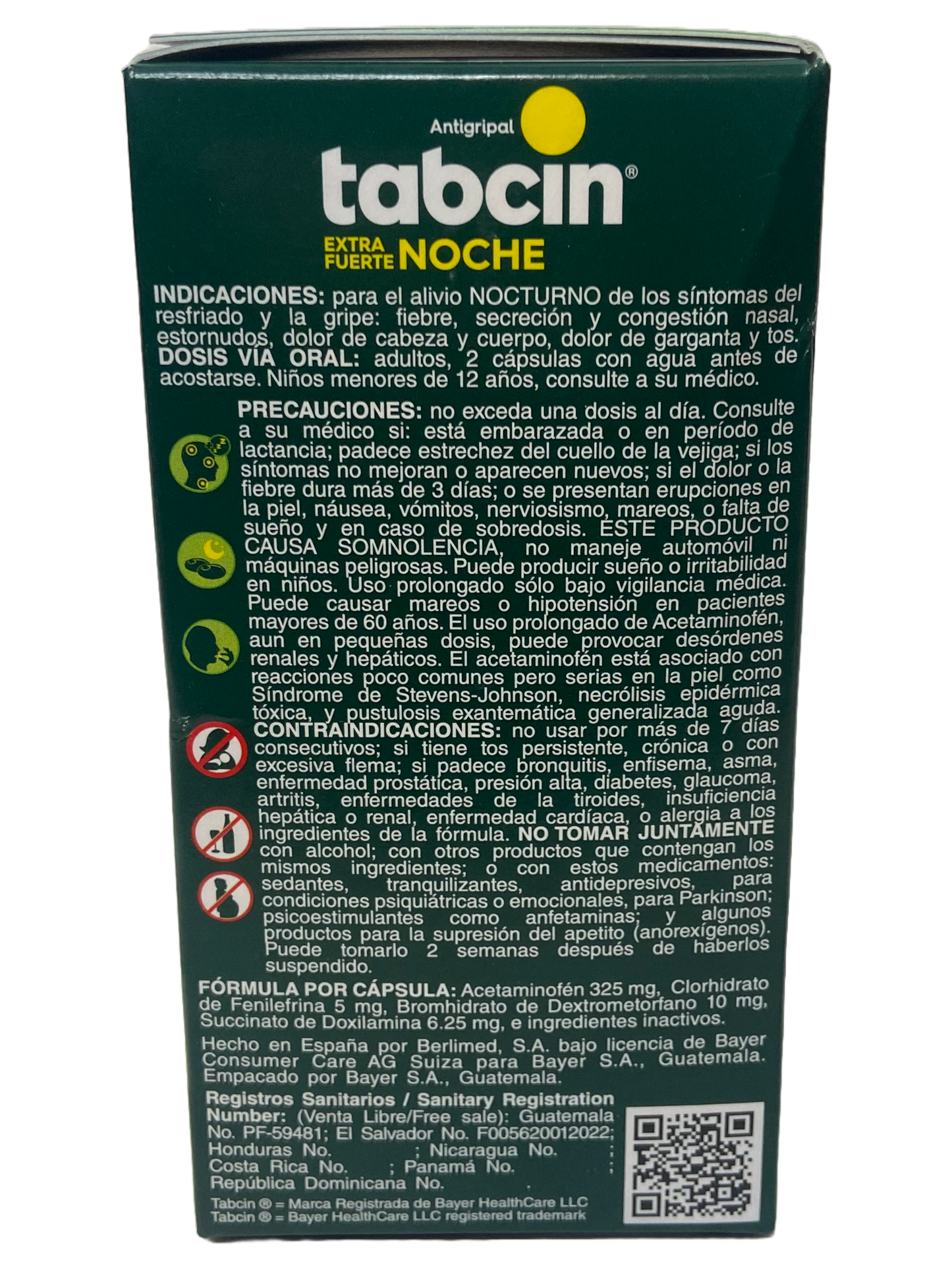 Tabcin Nighttime - 60 Gelcaps