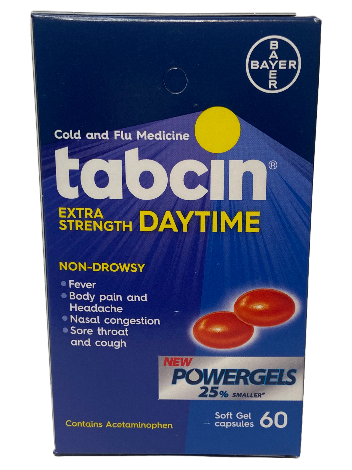 Tabcin Daytime - 60 Gel Caps