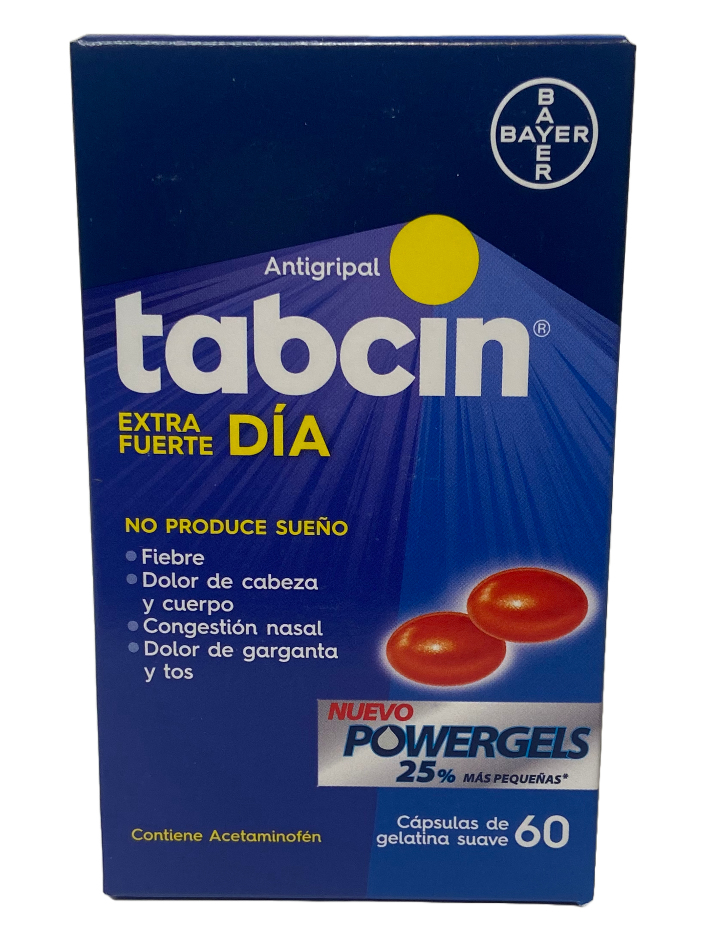 Tabcin Daytime - 60 Gel Caps