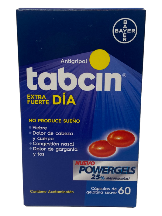 Tabcin Daytime - 60 Gel Caps