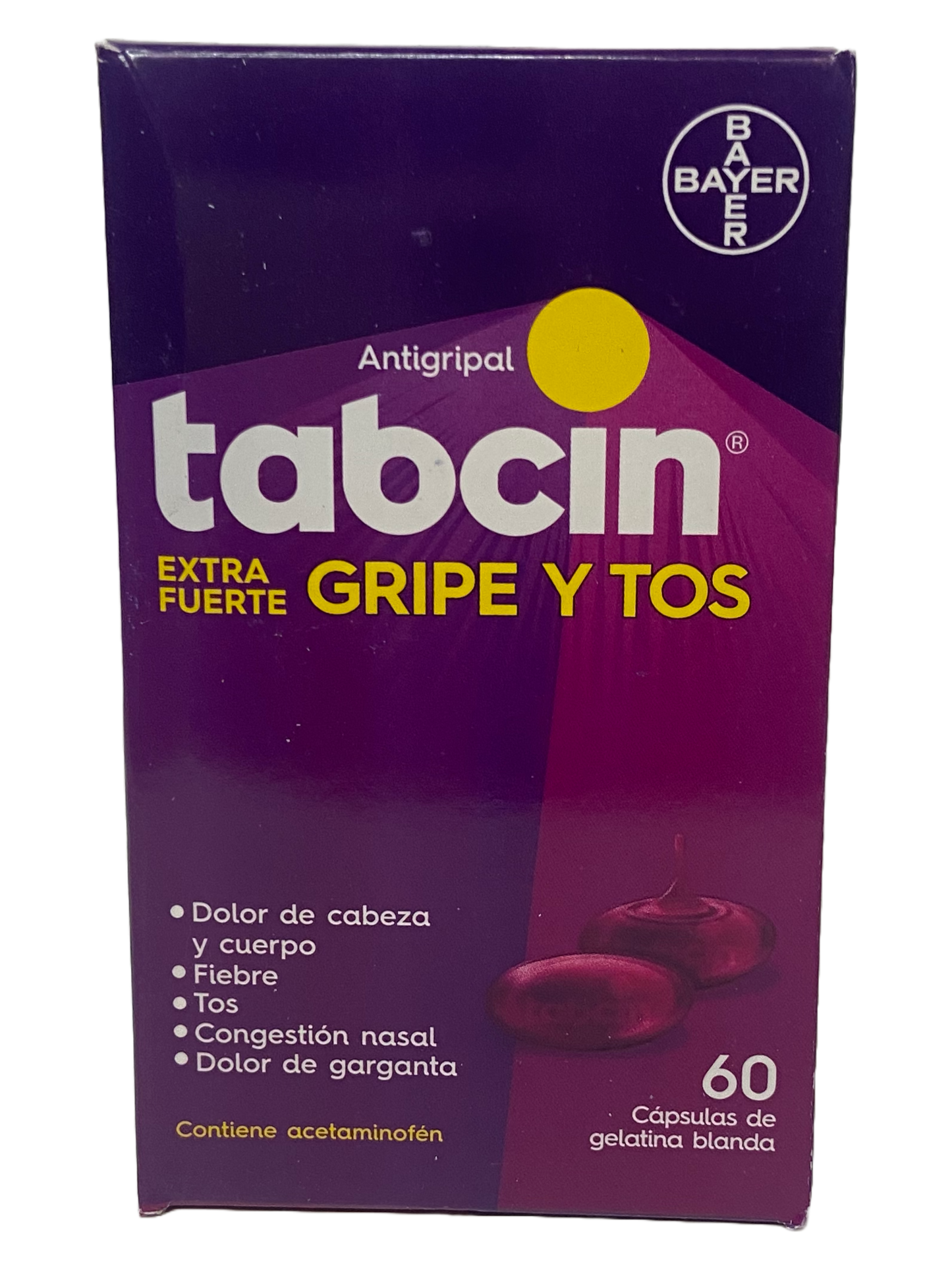 Tabcin Cough and Cold - 60 Gelcaps