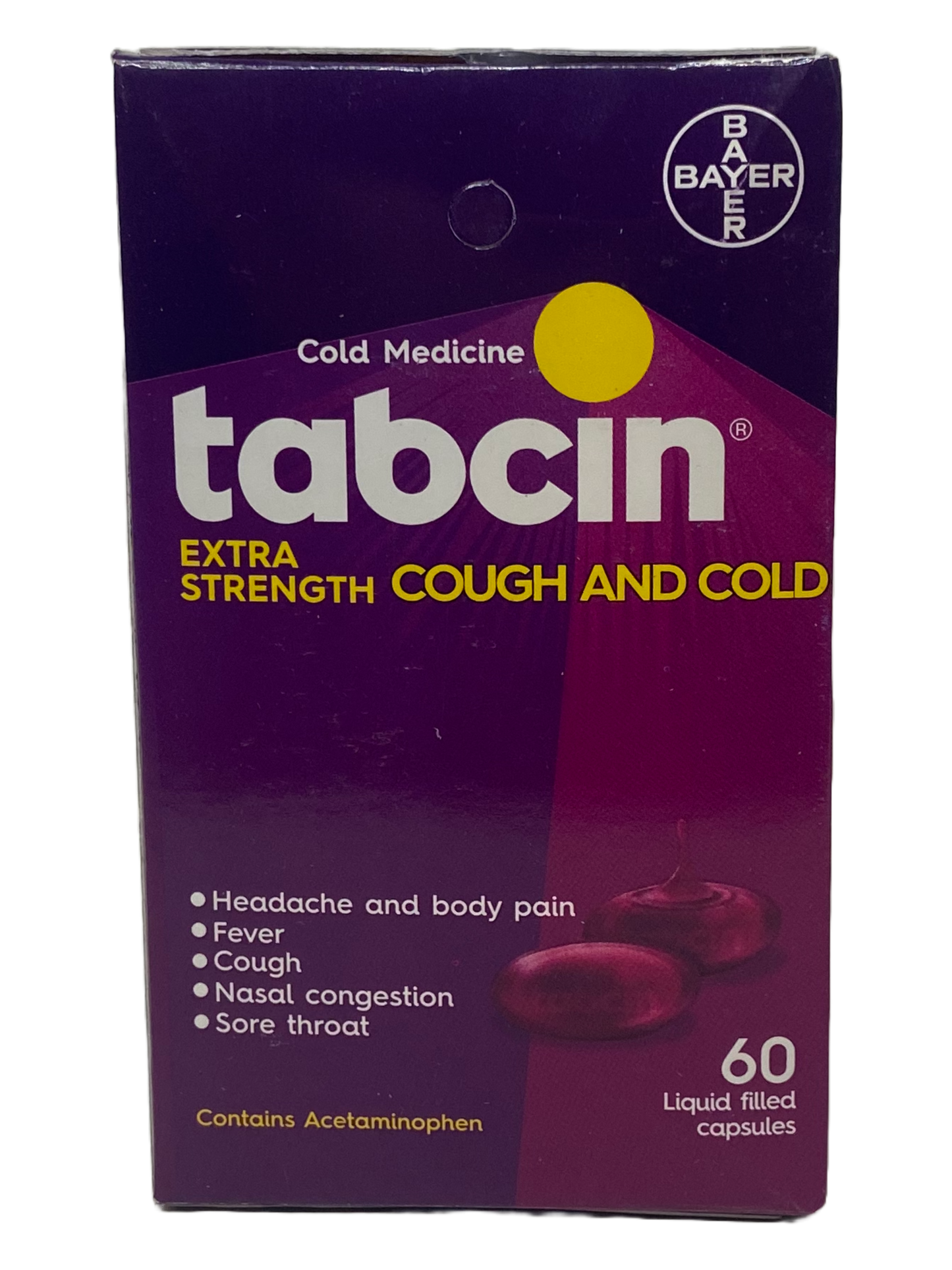 Tabcin Cough and Cold - 60 Gelcaps