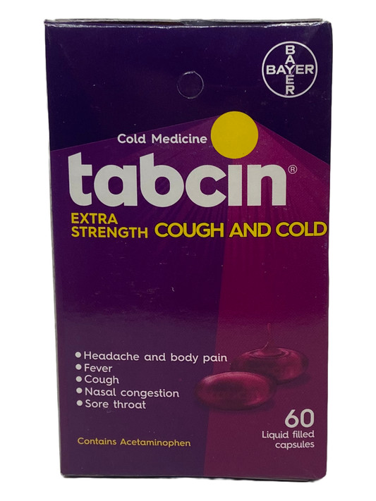 Tabcin Cough and Cold - 60 Gelcaps